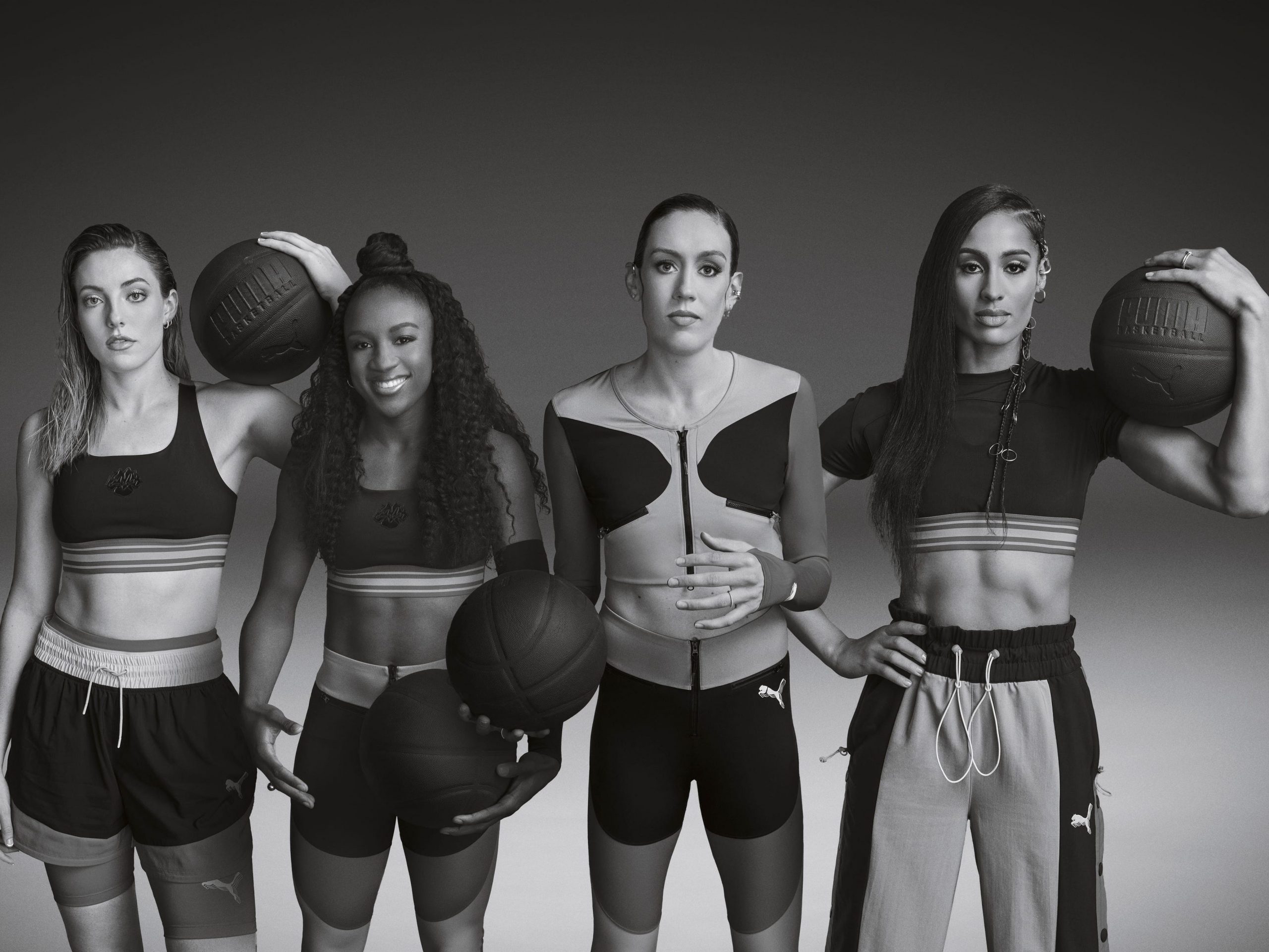 June Ambrose's first women's basketball collection for Puma includes on-court and off-court apparel.