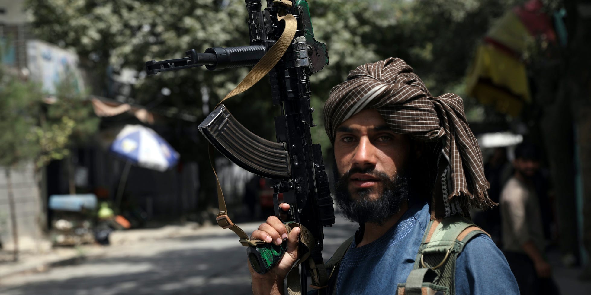 A Taliban fighter