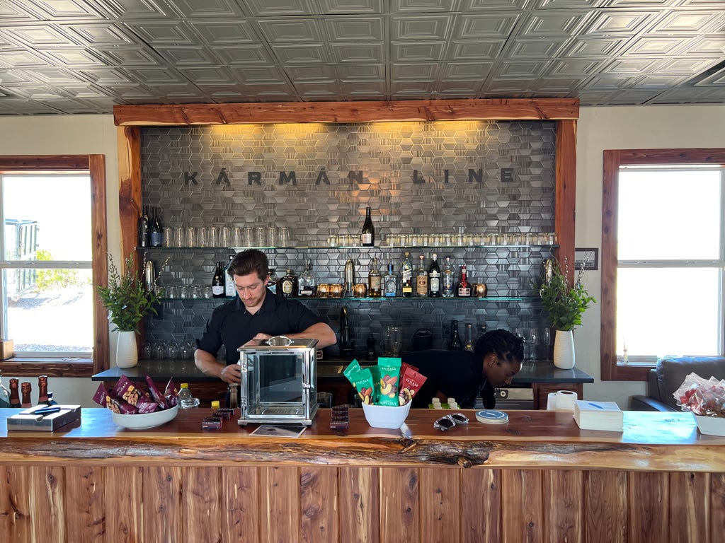 Bar in Blue Origin's Astronaut Village