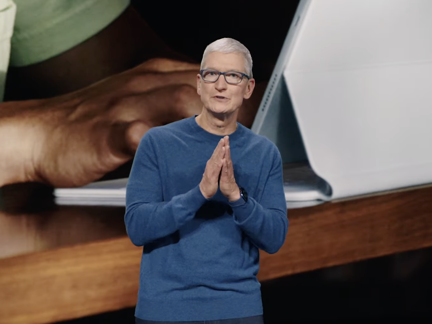 Tim Cook at Apple's iPhone 13 event