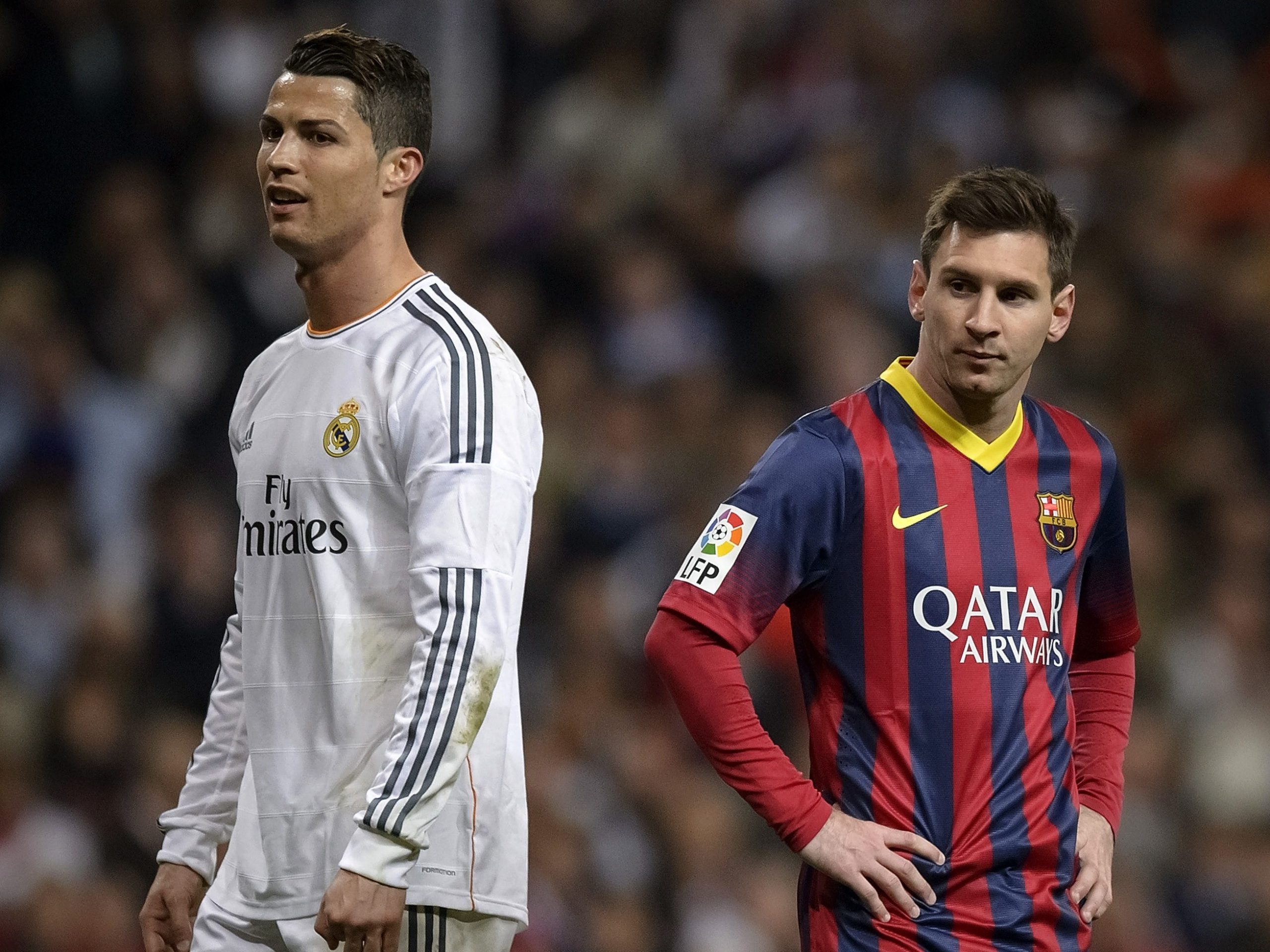 Cristiano Ronaldo and Lionel Messi.