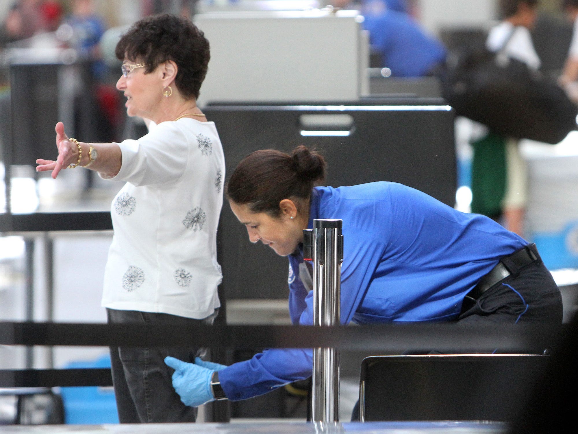 A TSA screener