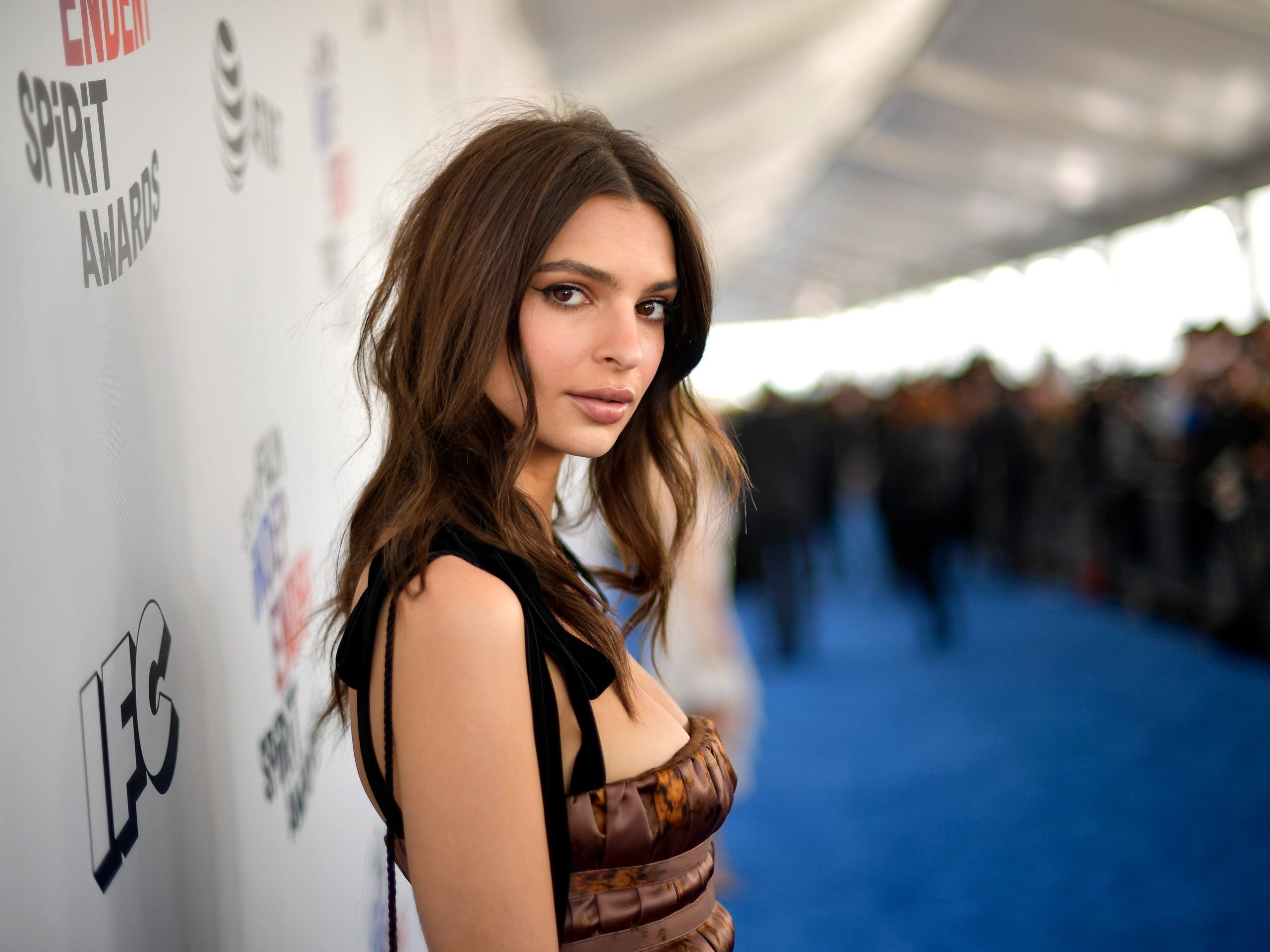 Model Emily Ratajkowski attends the 2018 Film Independent Spirit Awards on March 3, 2018 in Santa Monica, California.