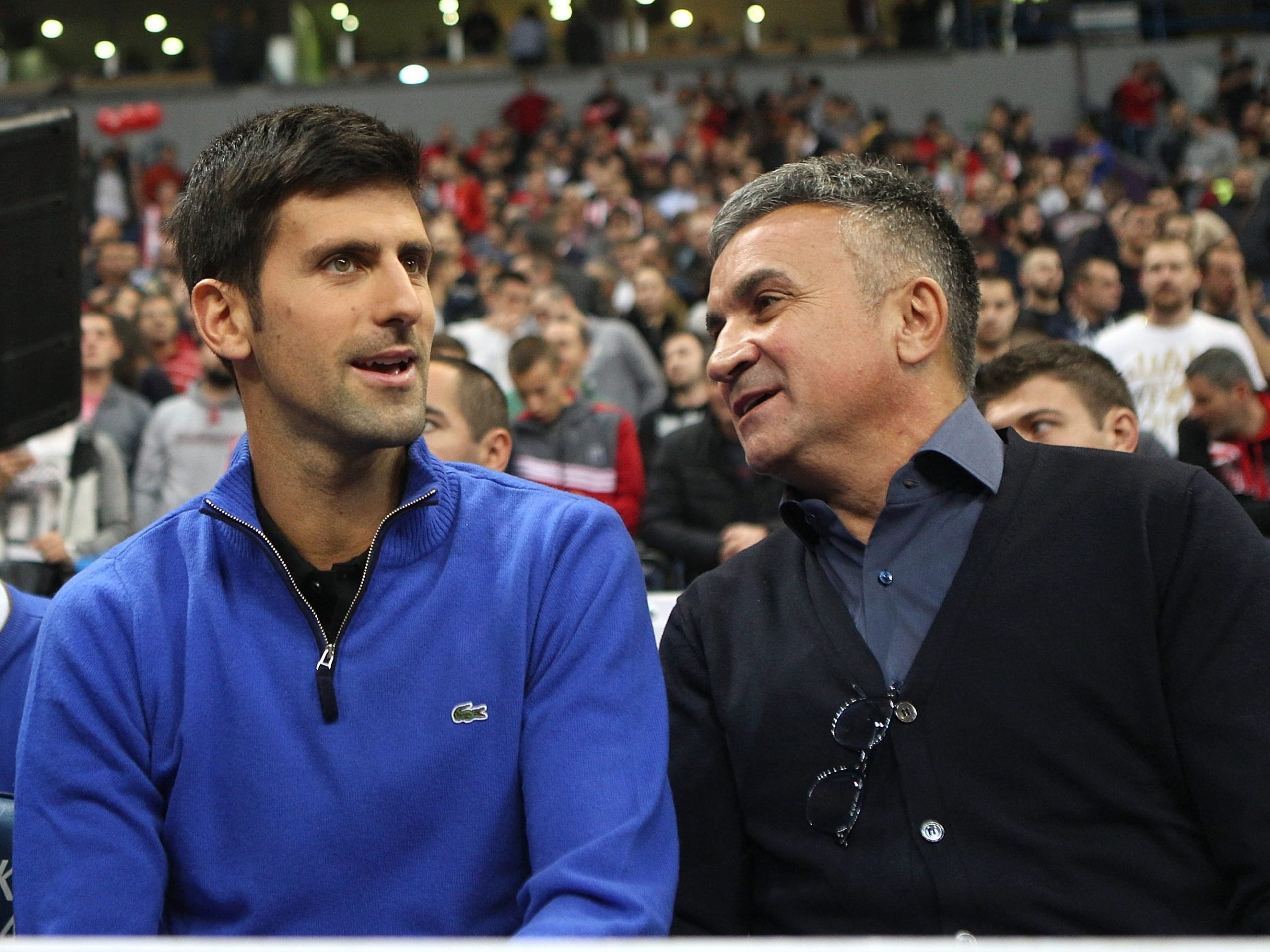 Novak and Srdjan Djokovic.