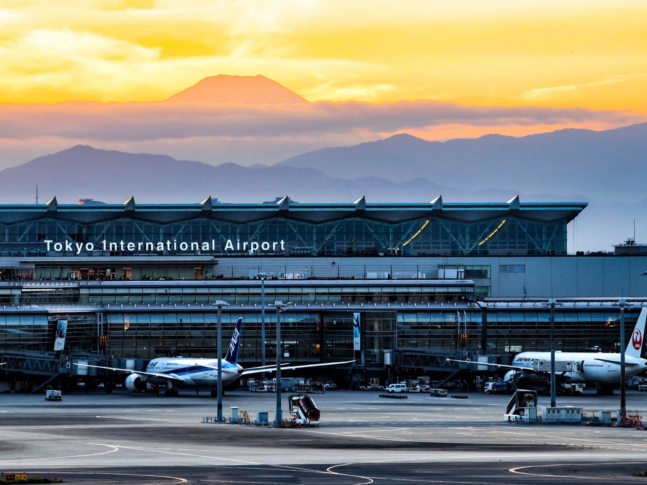 Tokyo International Airport.