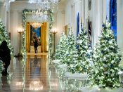 Het Witte Huis is weer helemaal in kerstsferen.