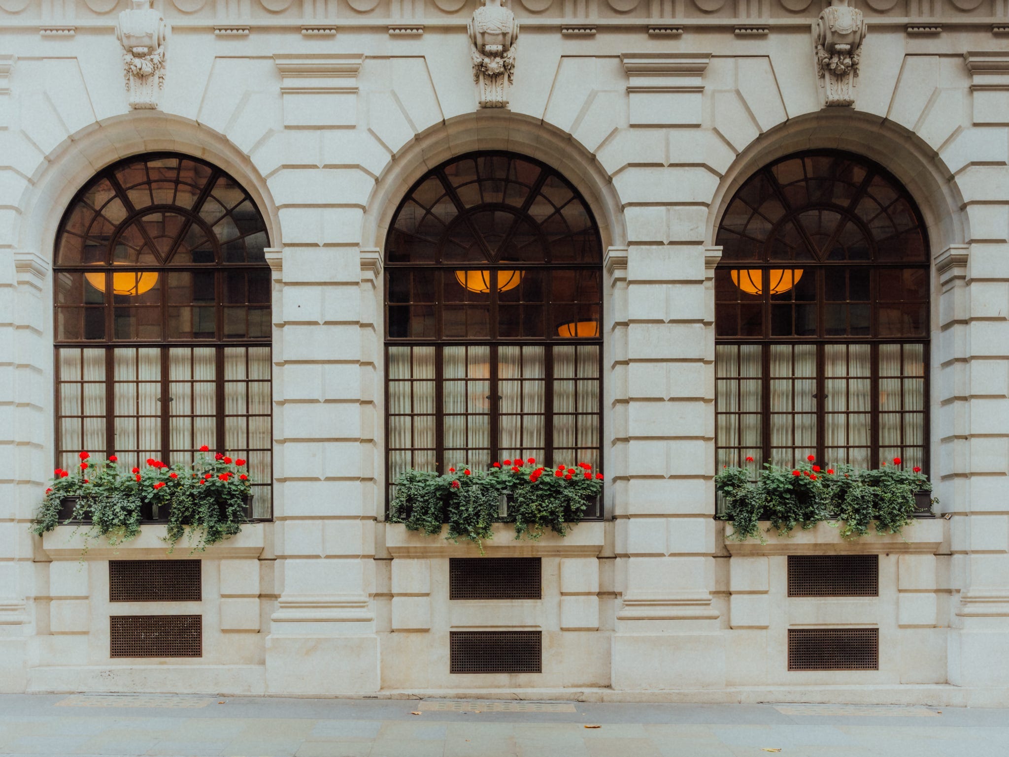 The exterior of the Ned Hotel in London.