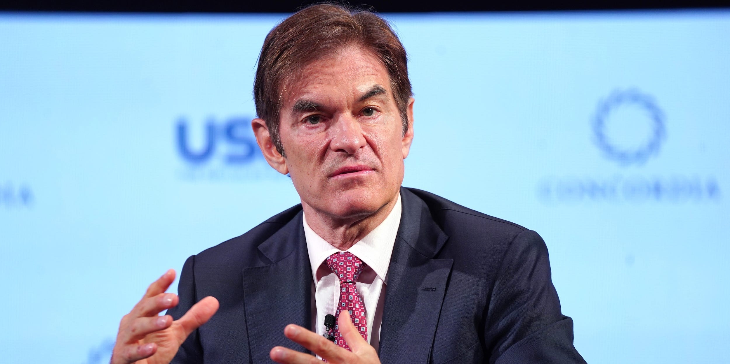 Dr. Mehmet Oz, Professor of Surgery, Columbia University speaks onstage during the 2021 Concordia Annual Summit - Day 2 at Sheraton New York on September 21, 2021 in New York City.