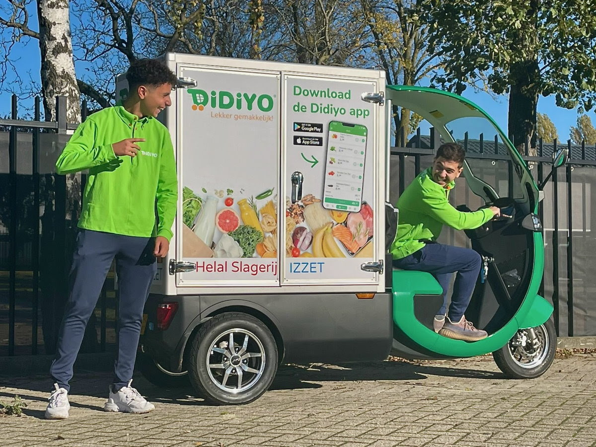 Via de app van Didiyo kunnen mensen in Eindhoven online boodschappen bestellen bij lokale etnische supermarkten online bestellen. Foto: Didiyo