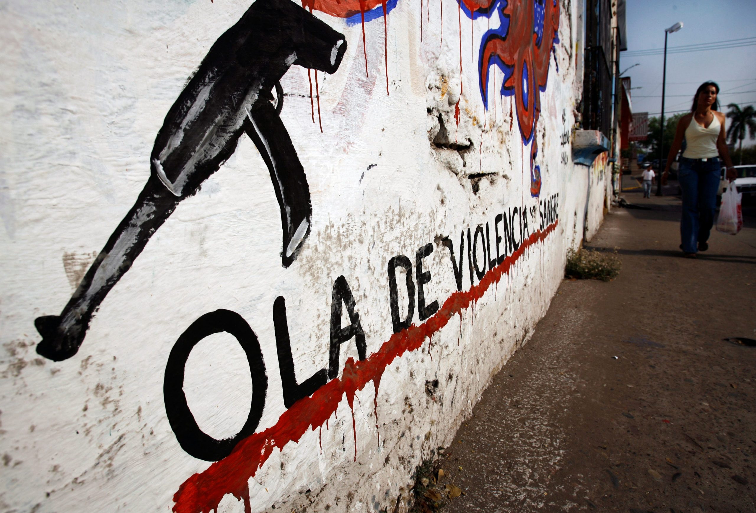 Culiacan Sinaloa Mexico mural violence