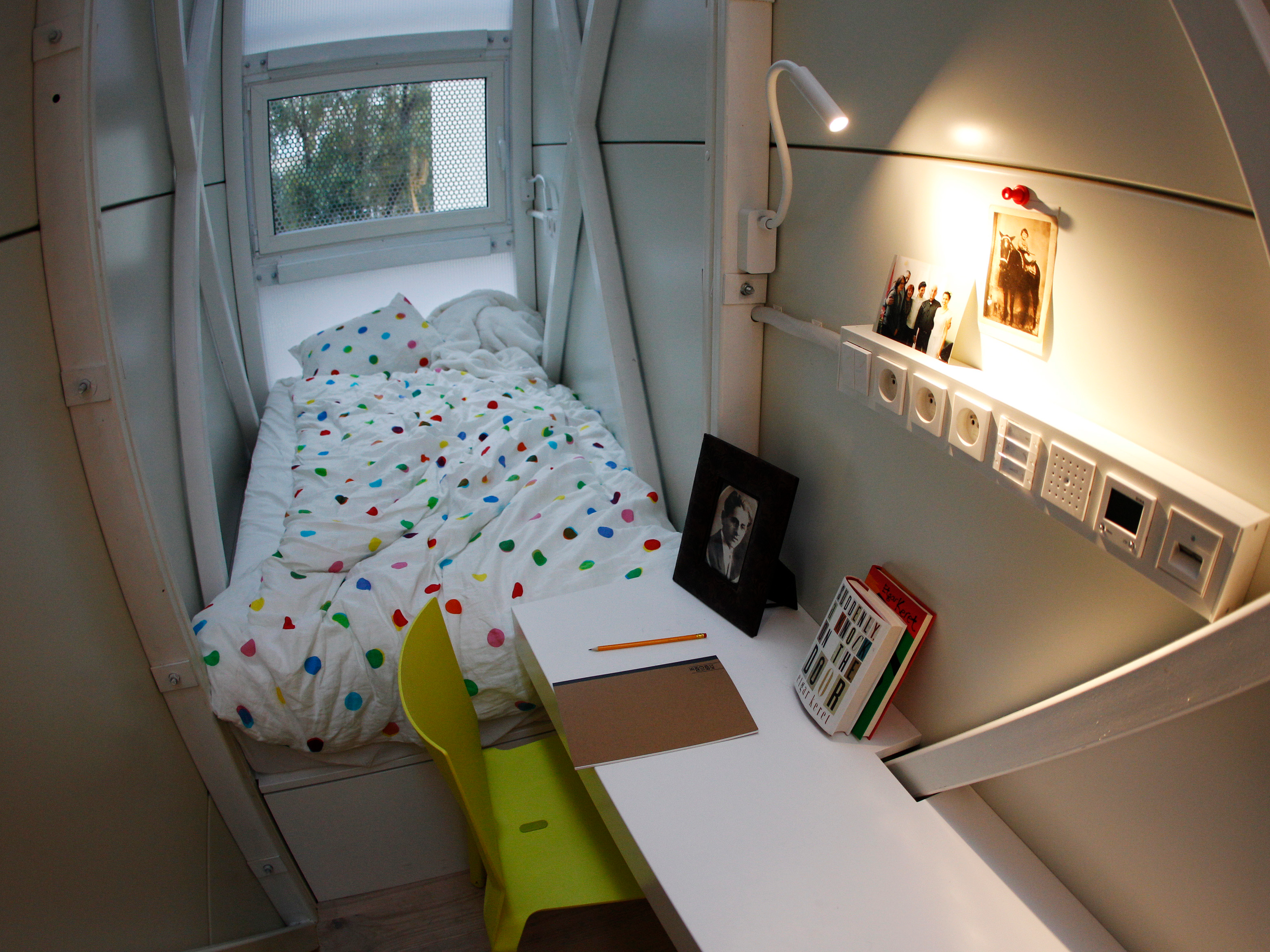 tiny apartment in warsaw
