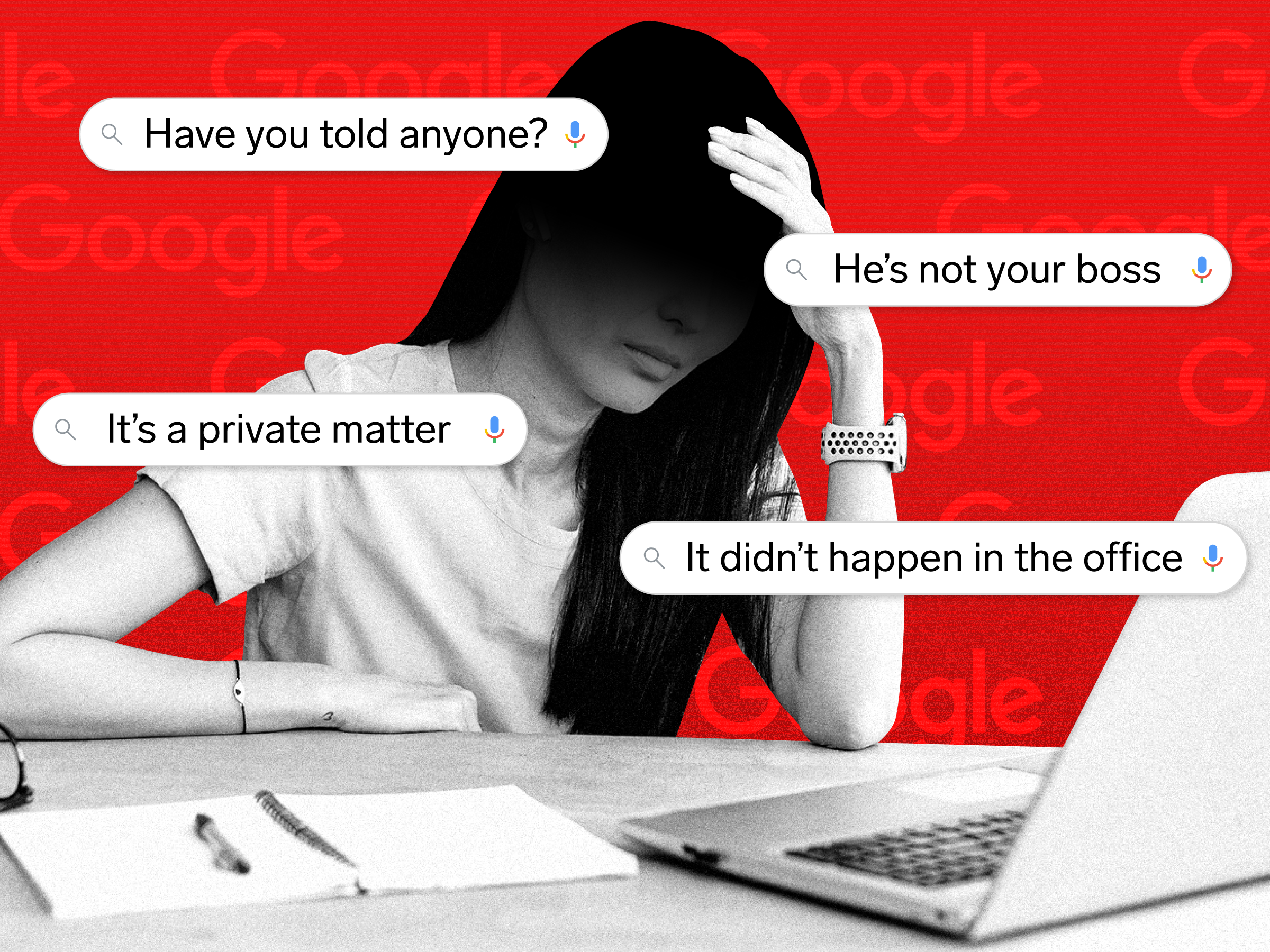 An anonymous former Google Japan employee faces sexual harassment while working from home.