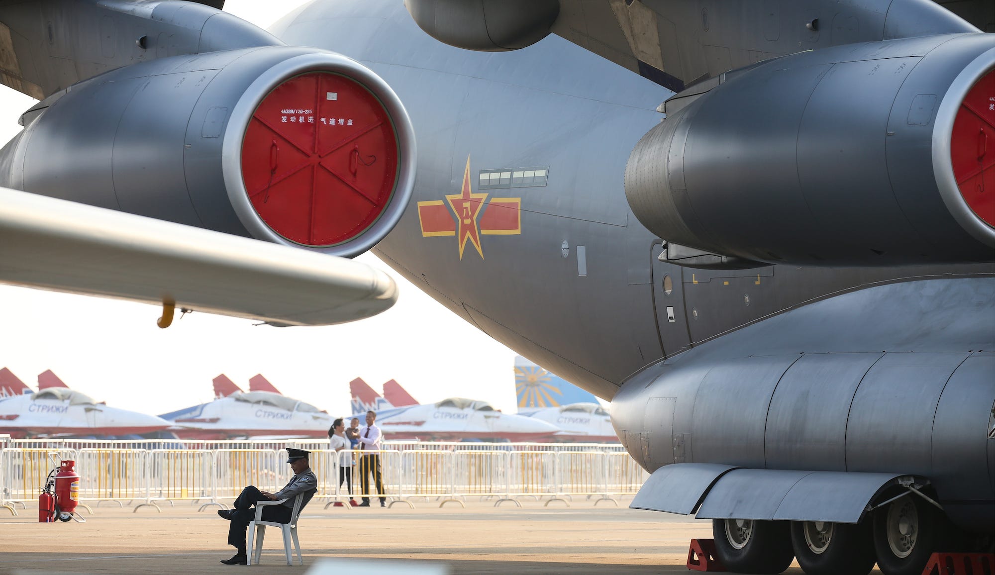Chinese Y-20 airlifter engines