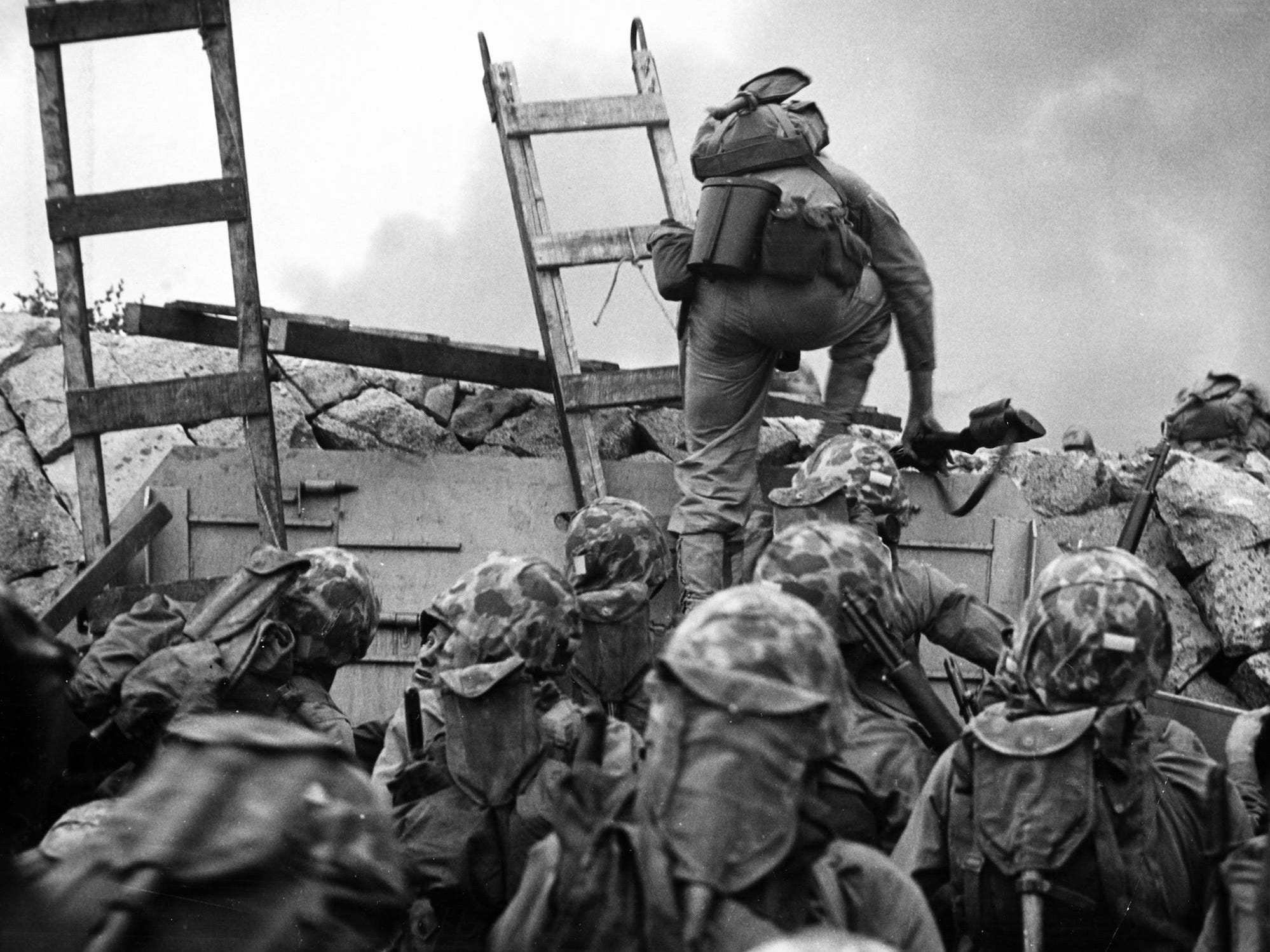 US Marines land at Inchon