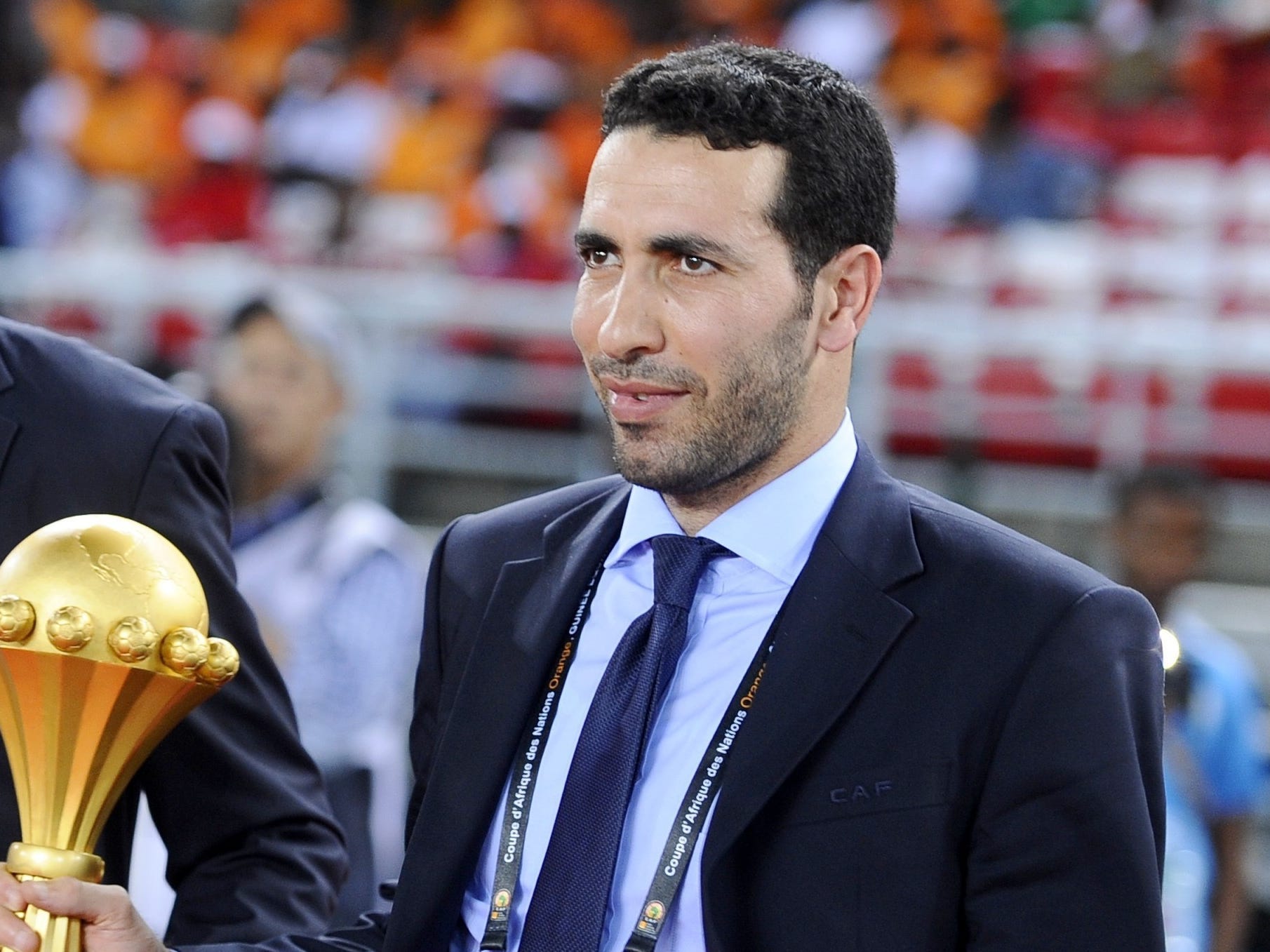 Frederic Kanoute and Mohamed Aboutrika