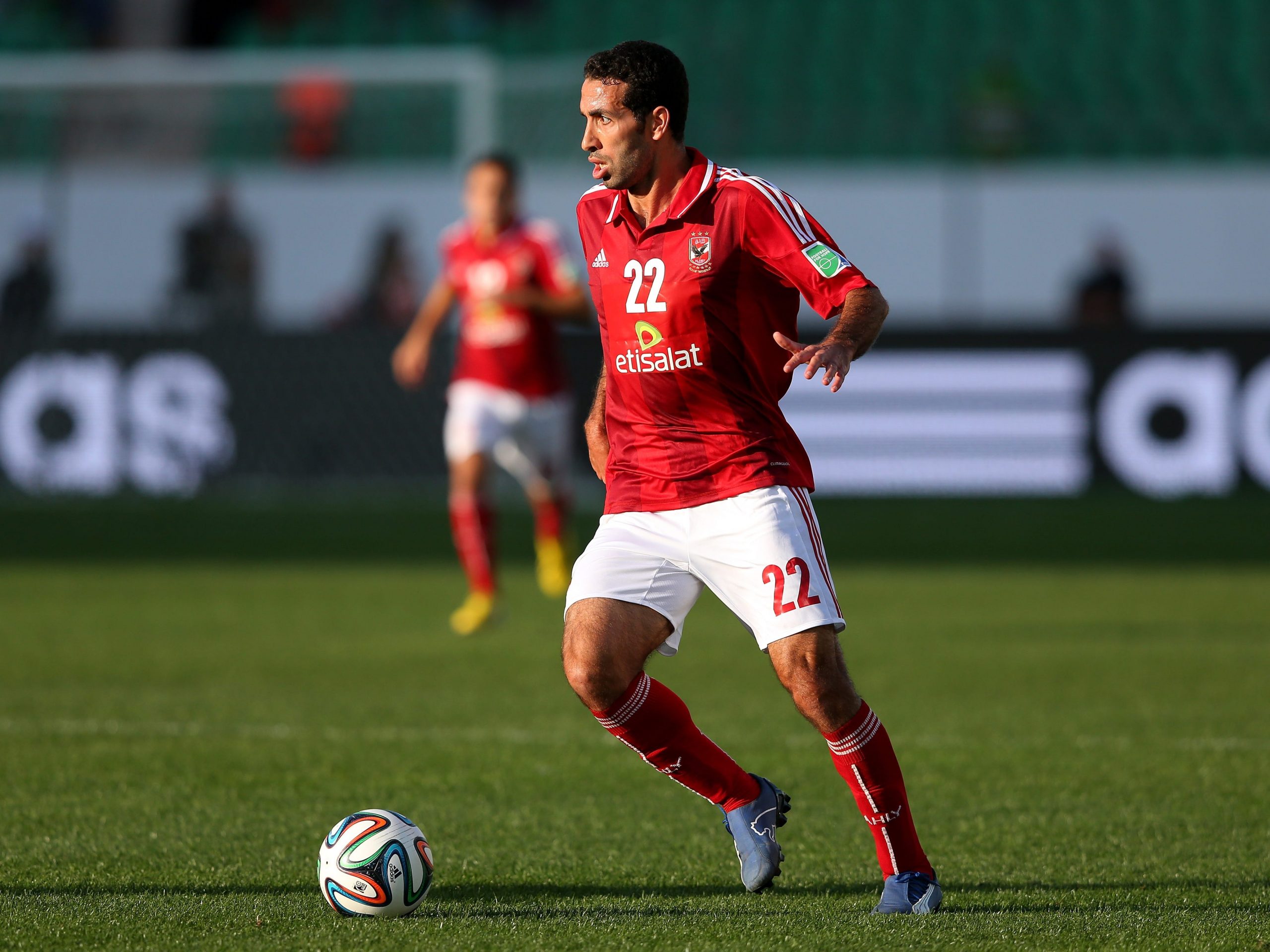 Mohamed Aboutrika of Al-Ahly SC during the FIFA Club World Cup Quarter Final match between Guangzhou Evergrande FC and Al-Ahly SC