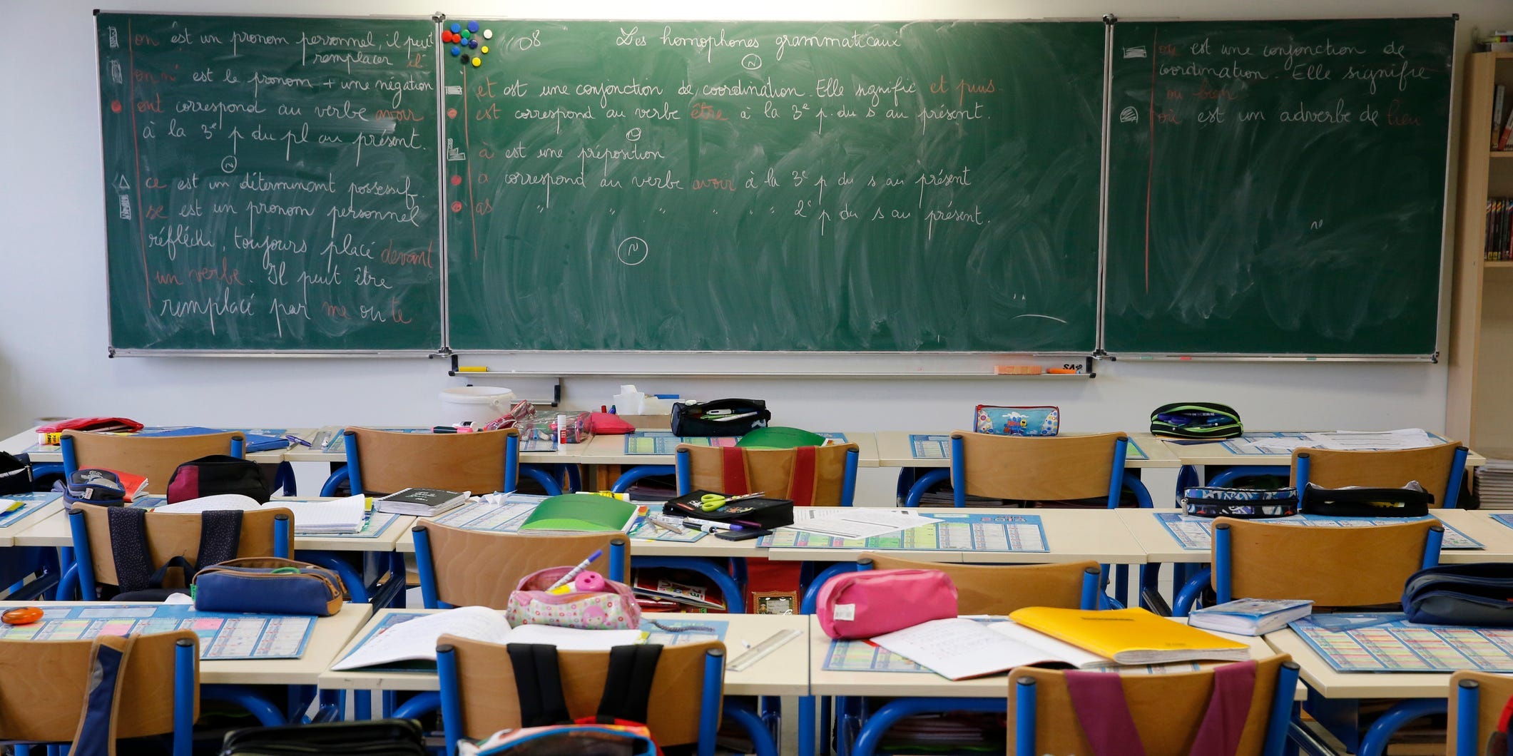 Primary school classroom