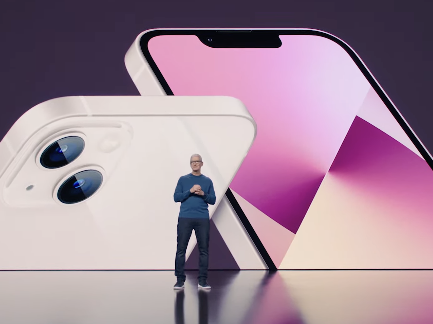 Tim Cook and iPhone 13