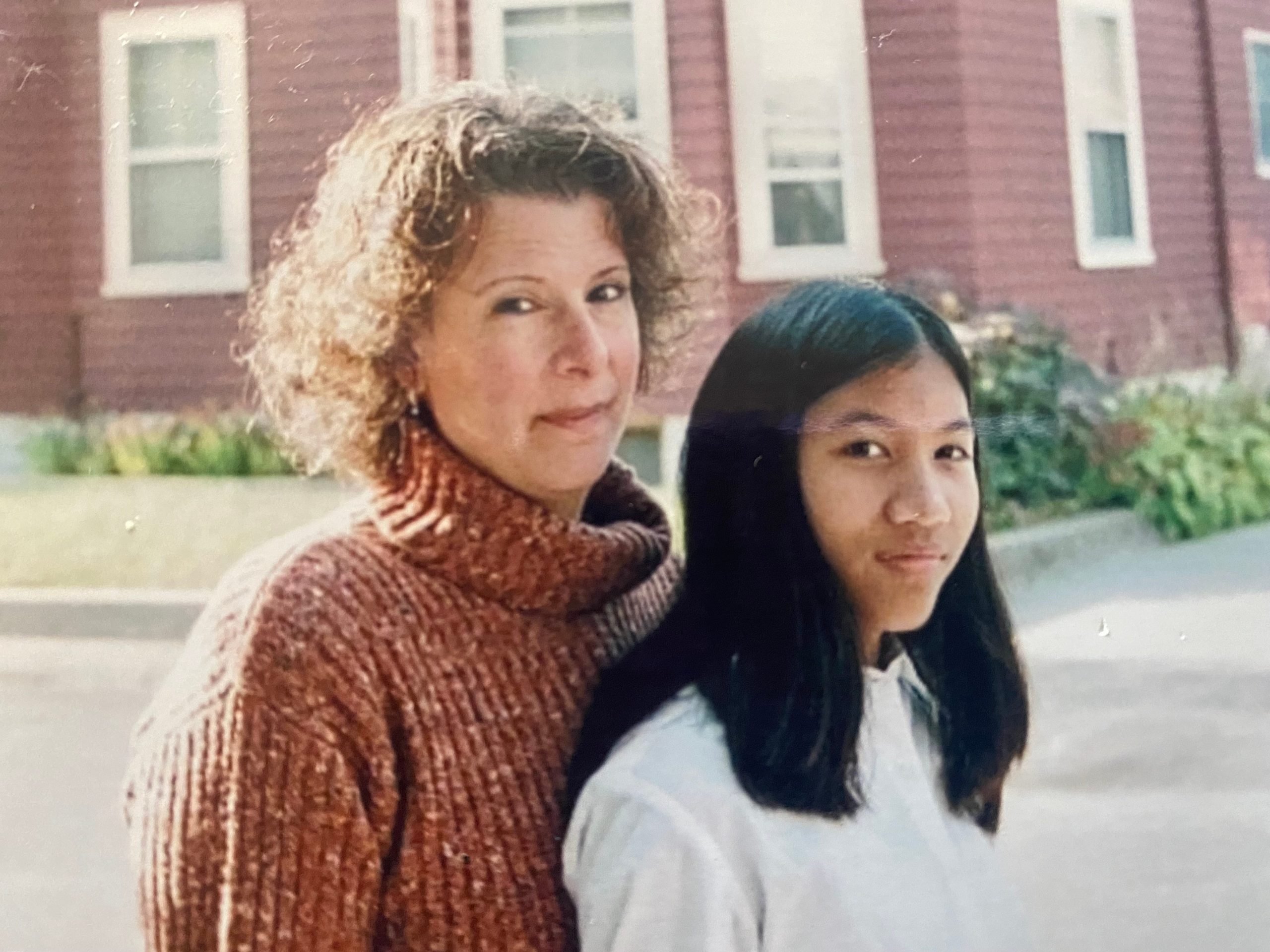 The author and her daughter Channy