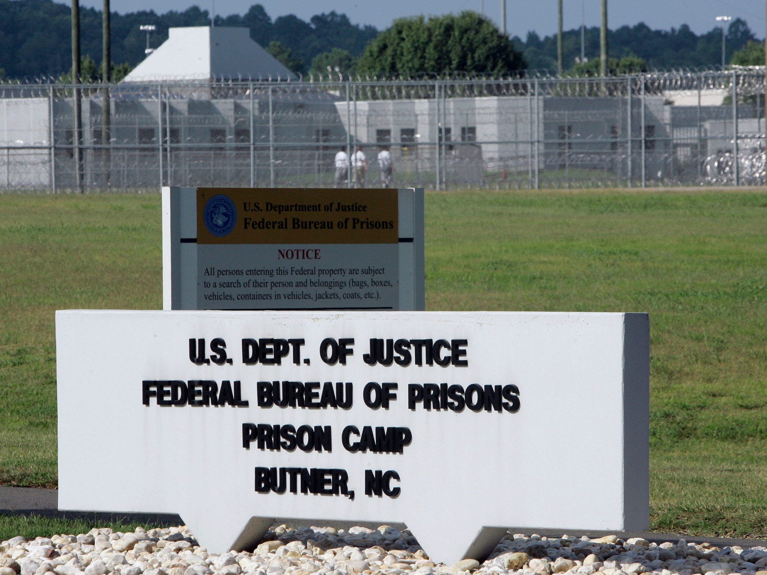 US federal prison camp in North Carolina.