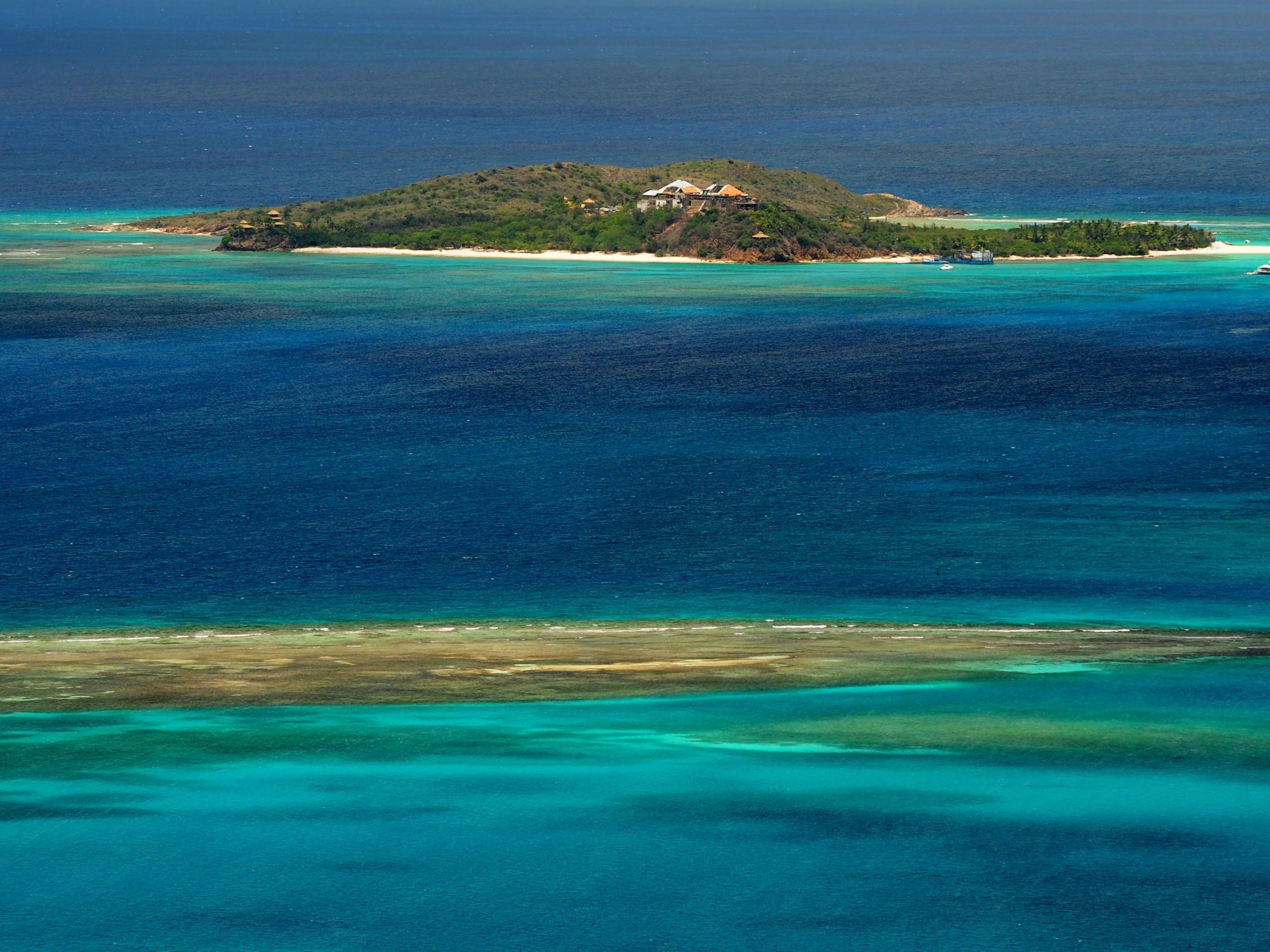 A view of Necker Island