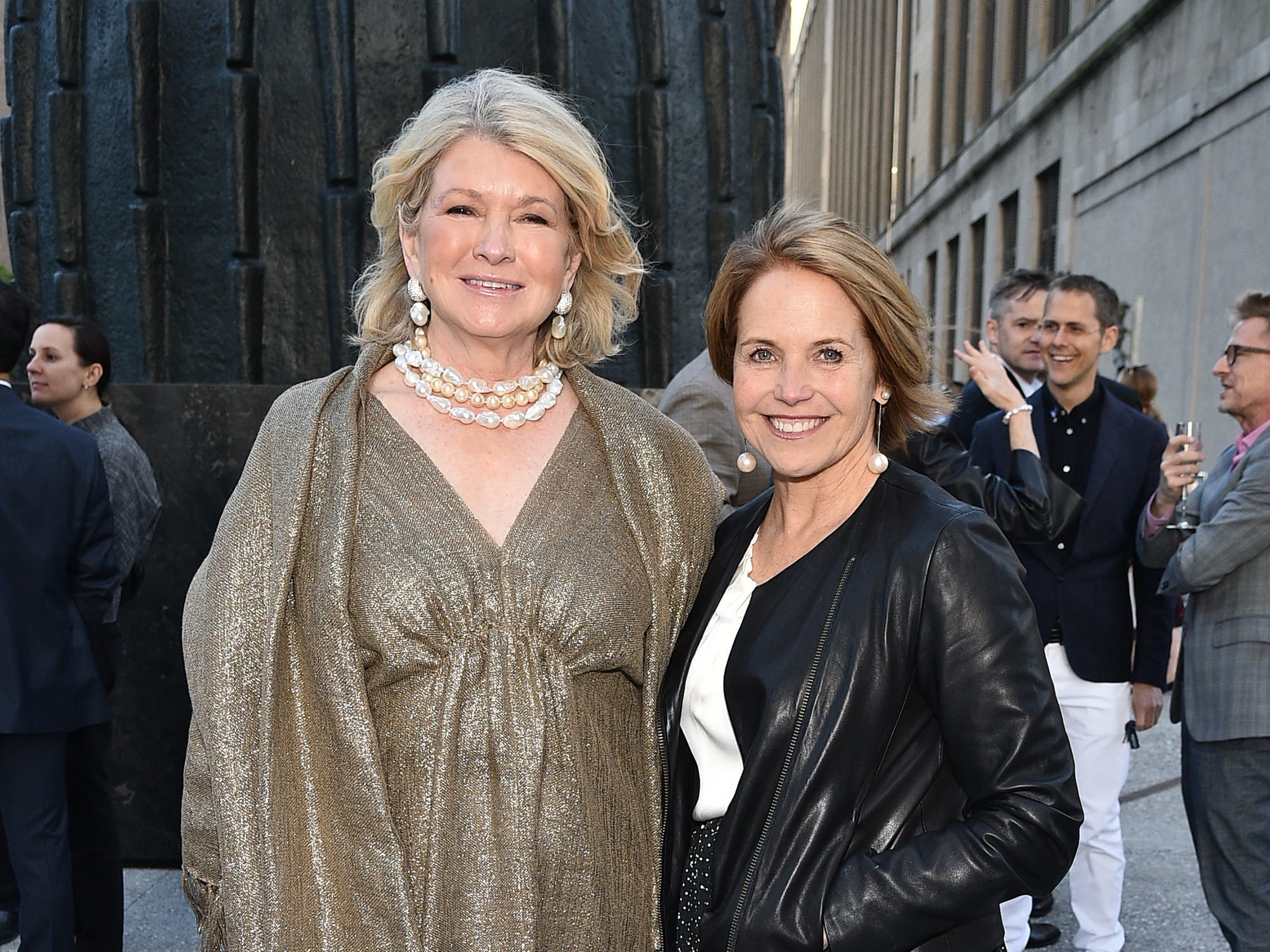 Martha Stewart and Katie Couric in 2019.