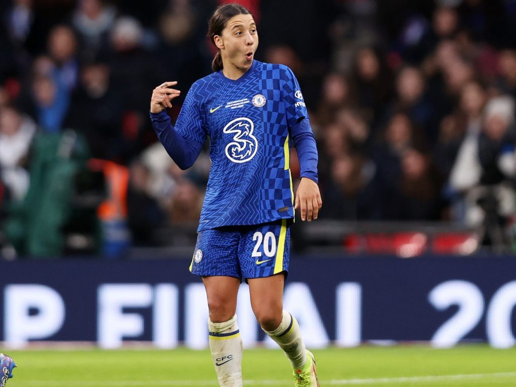 Sam Kerr on FA Cup win: My girlfriend is here, I had to put on a show! -  Outsports