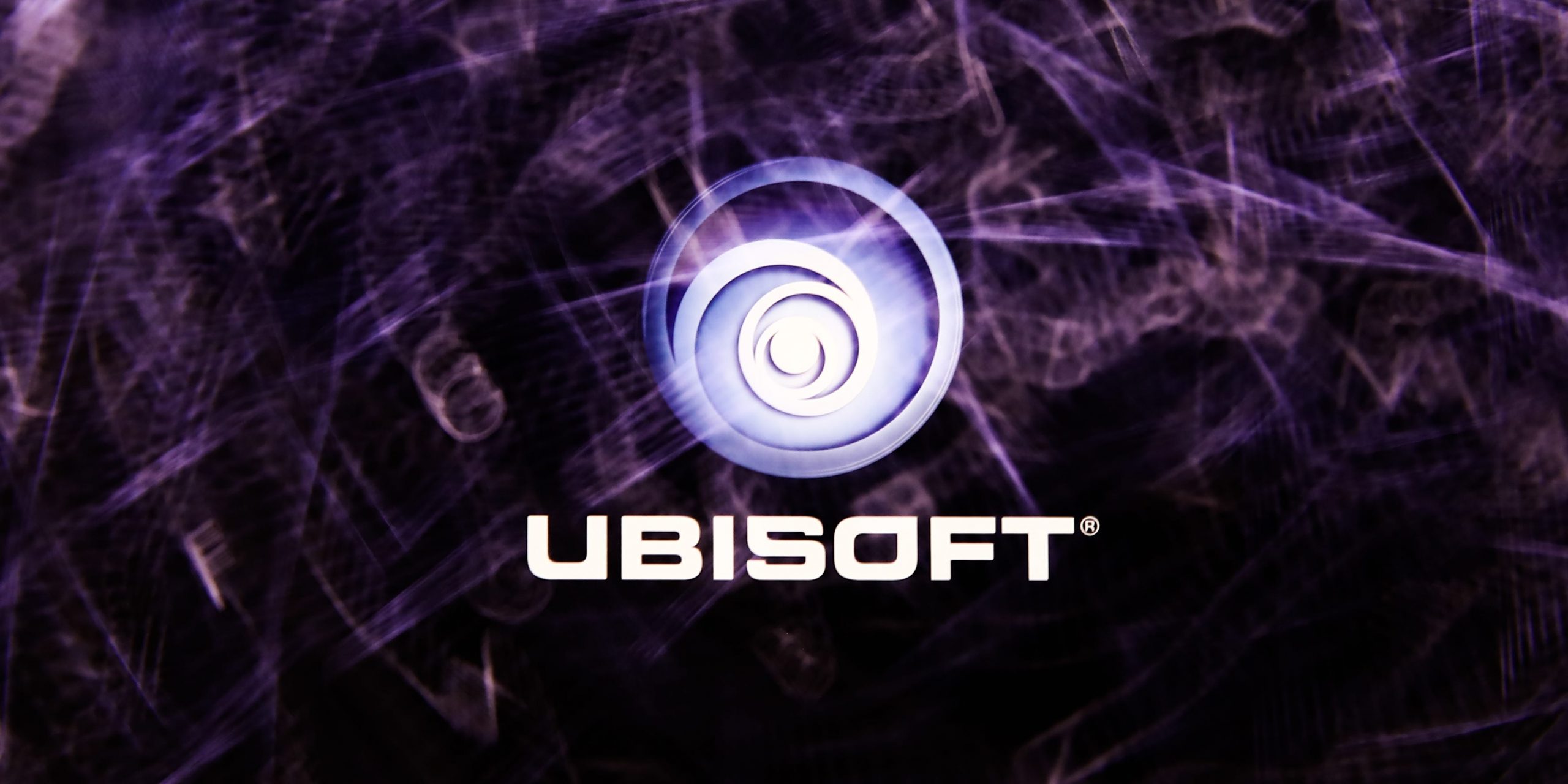 Ubisoft logo displayed on a phone screen