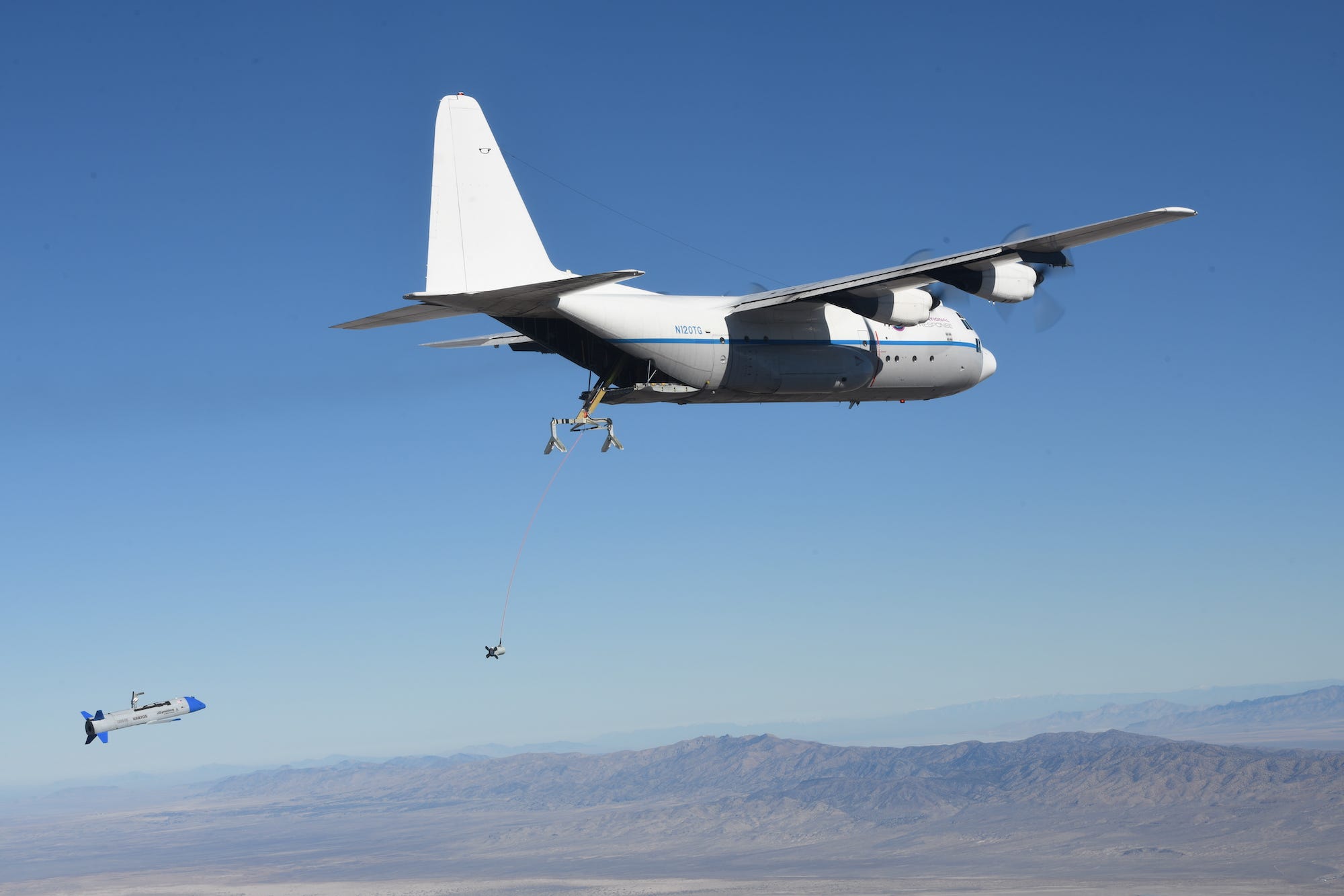 DARPA Gremlins drone test recovery