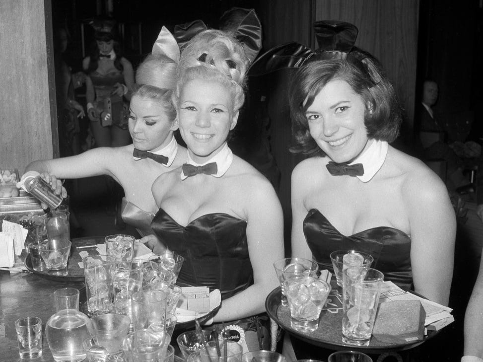 Bunnies at New York City Playboy Club