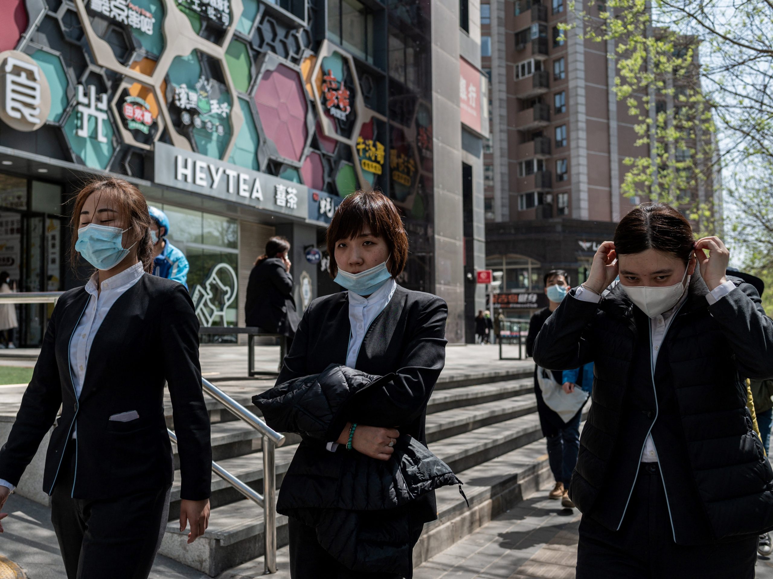 chinese office workers