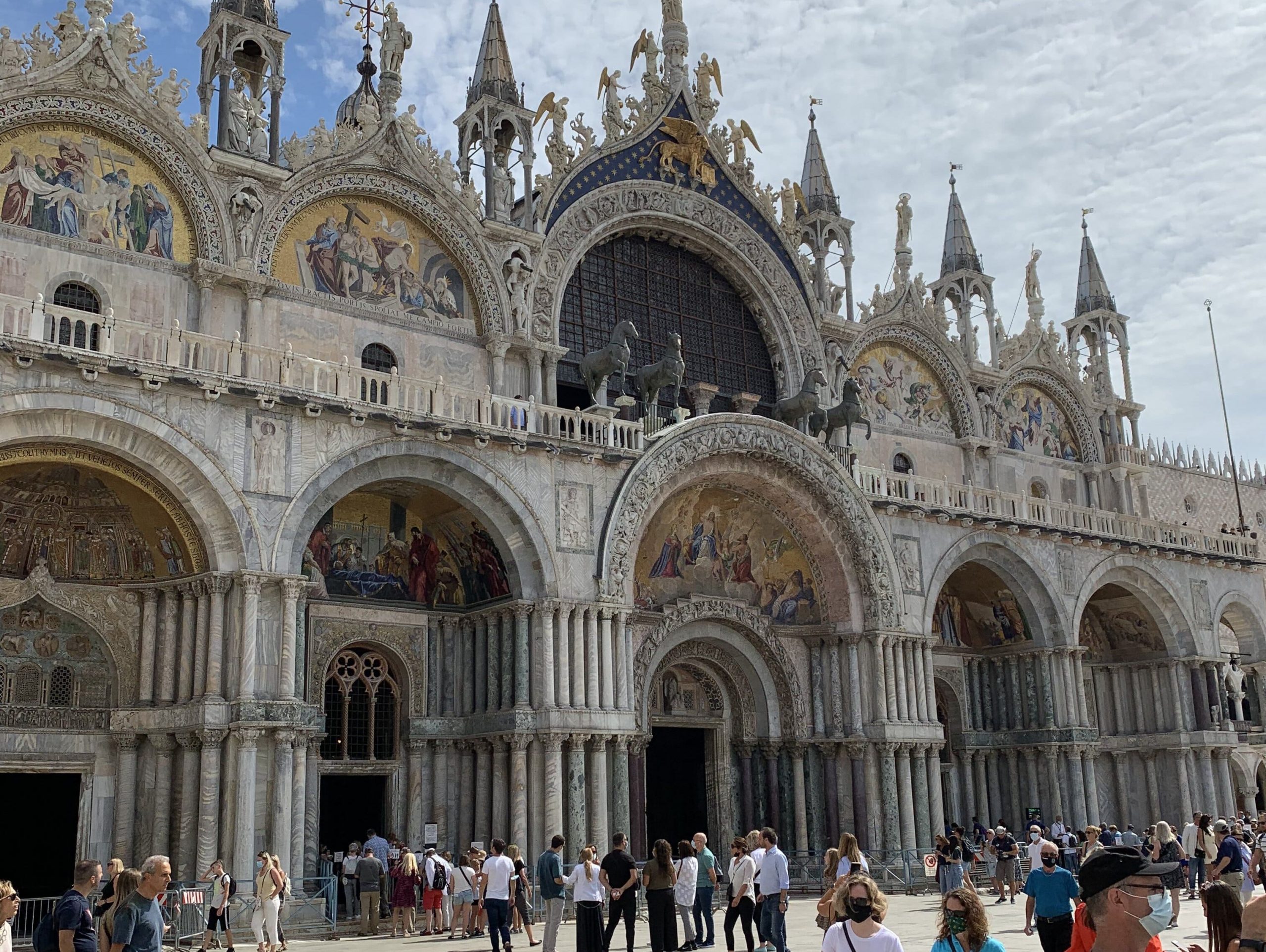 A picture of Saint Mark's Basilica.