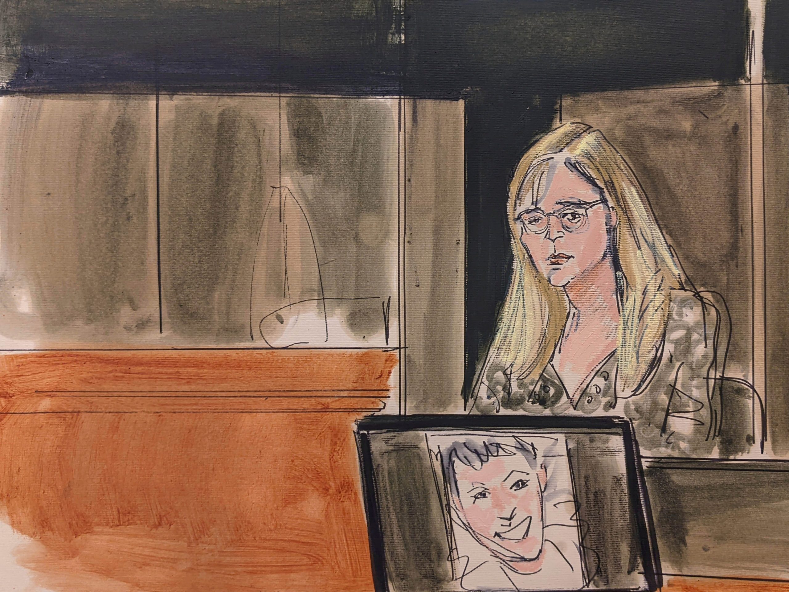 Annie Farmer testifies during the Ghislaine Maxwell sex abuse trial.