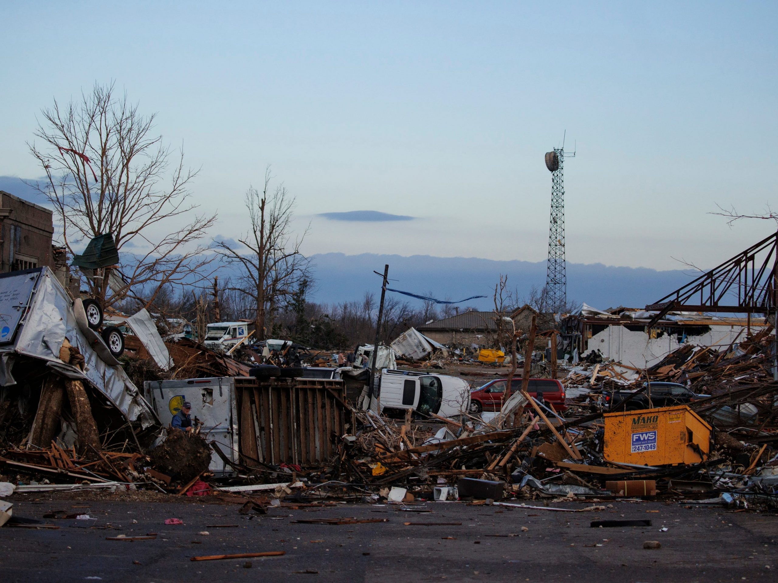 KY tornado damage.