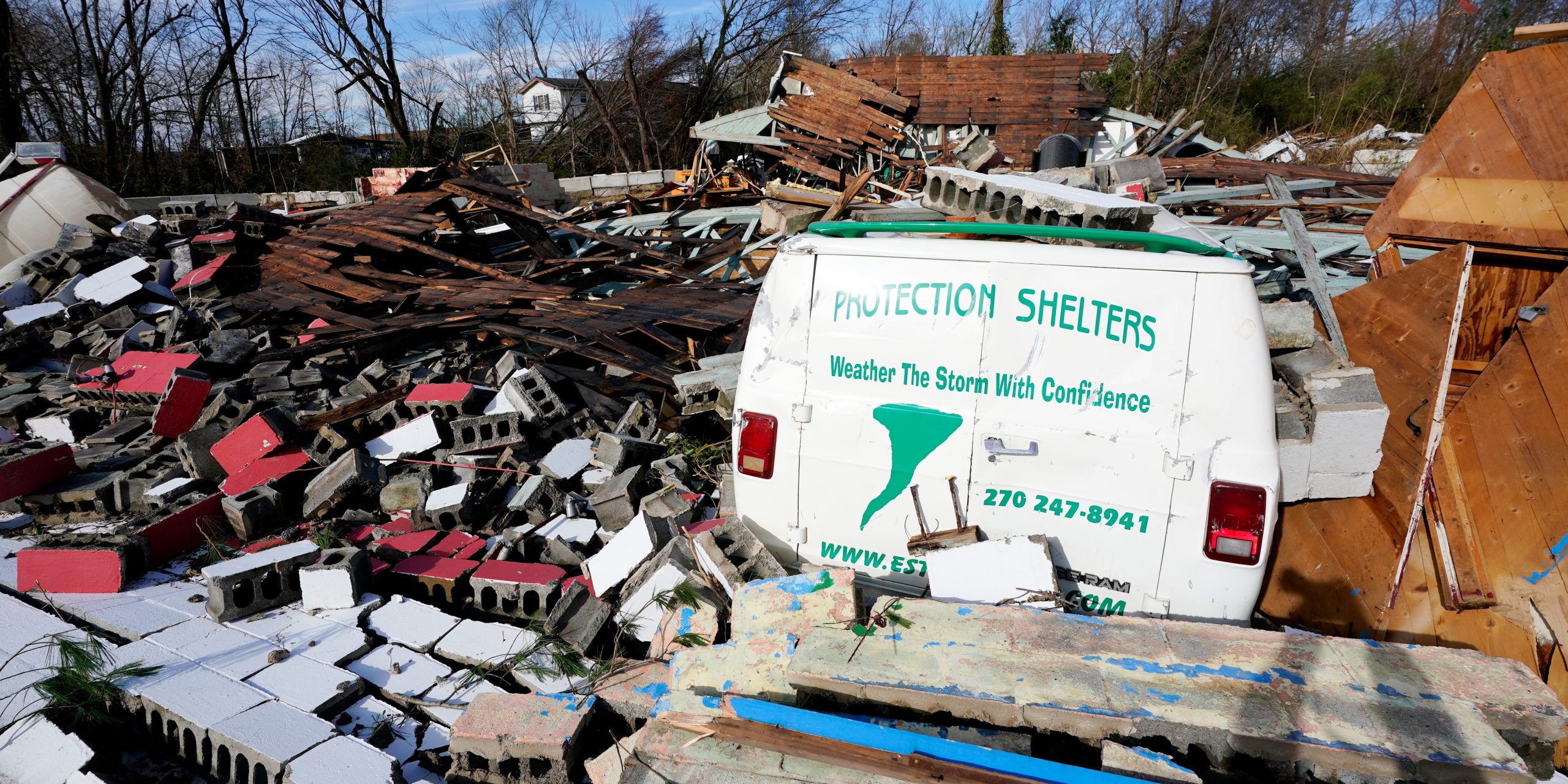 Mayfield tornado damage