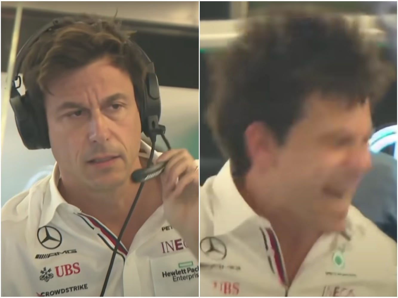 Mercedes F1 boss Toto Wolff reacts to last lap drama at the 2021 Abu Dhabi Grand Prix.