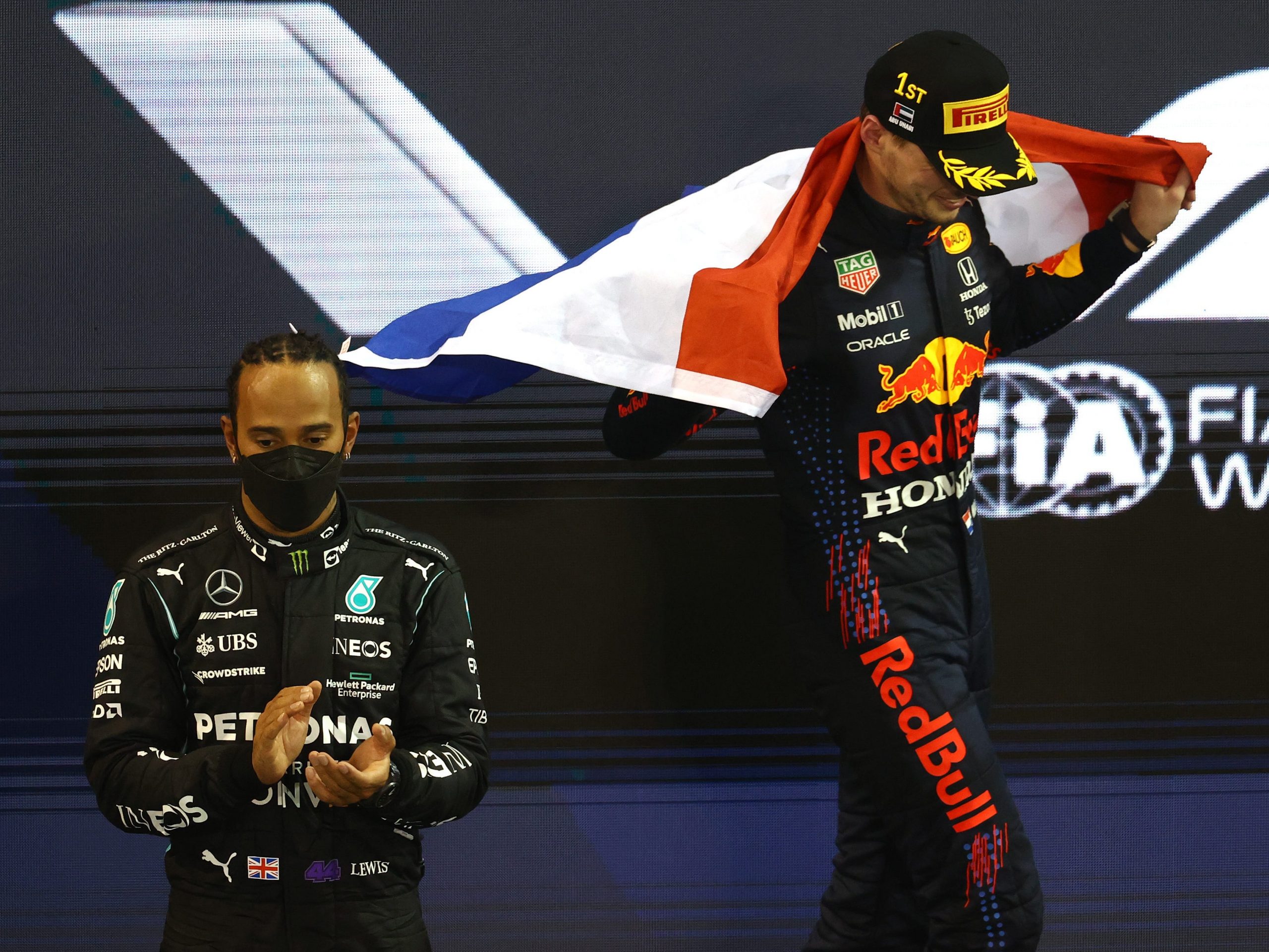 Lewis Hamilton and Max Verstappen.