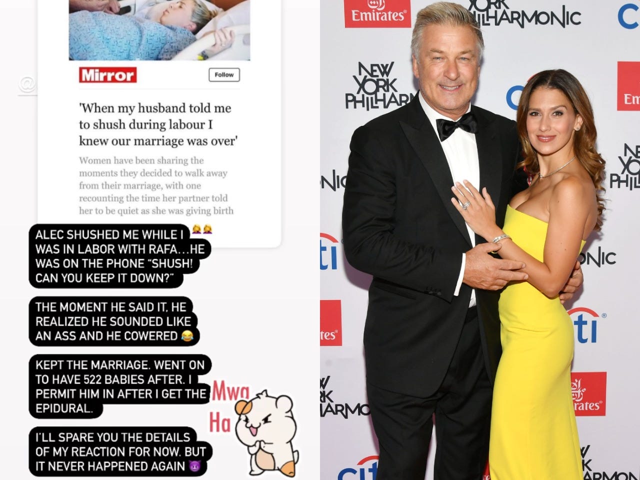 Hilaria Baldwin, Alec Baldwin