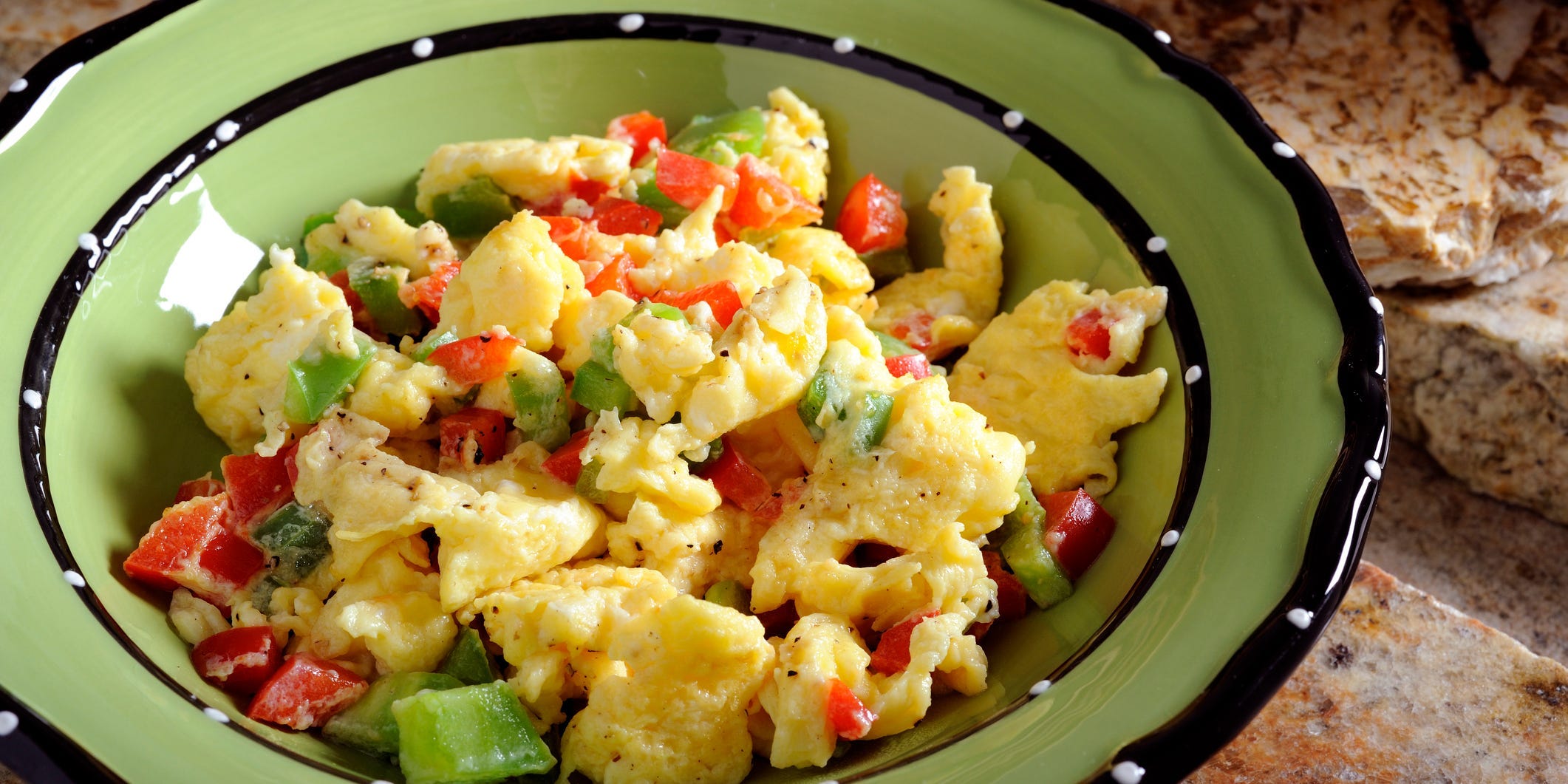 Vegetable scrambled eggs