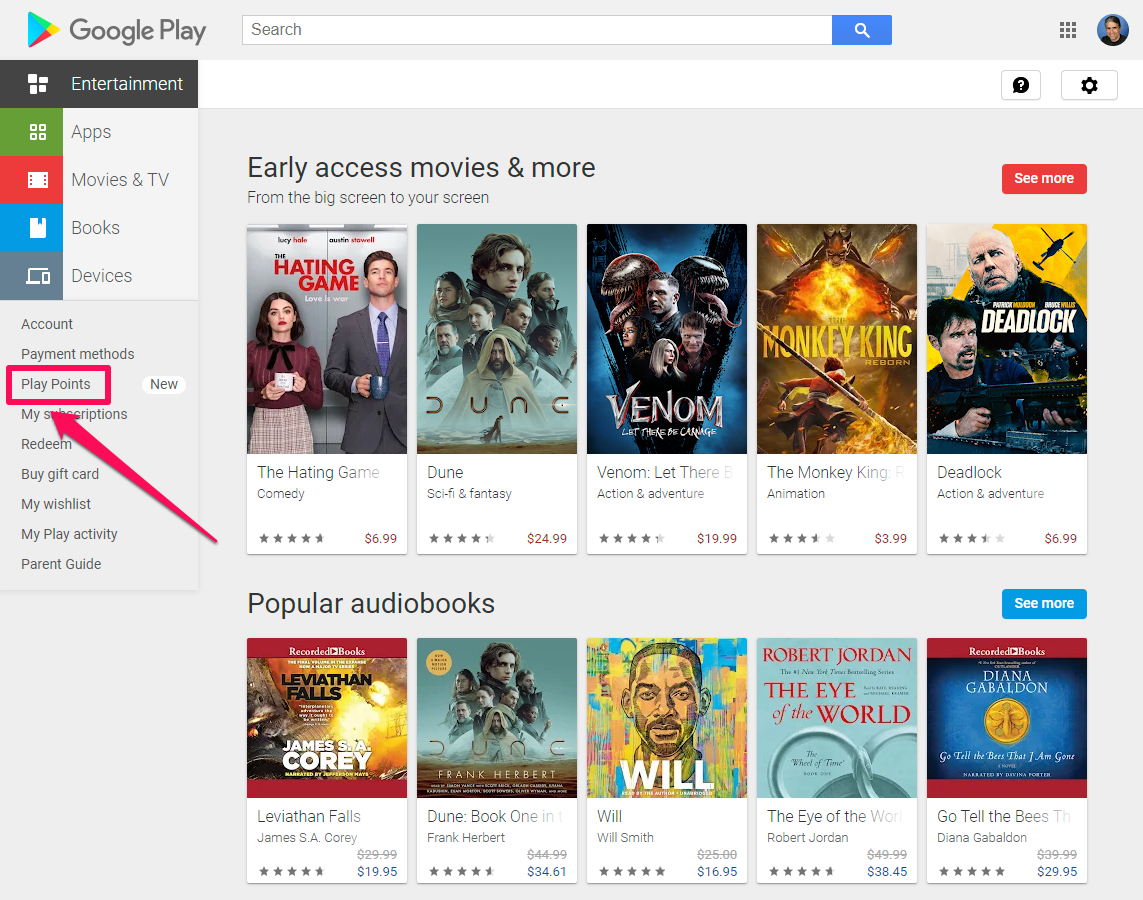 Google Play store on Chrome