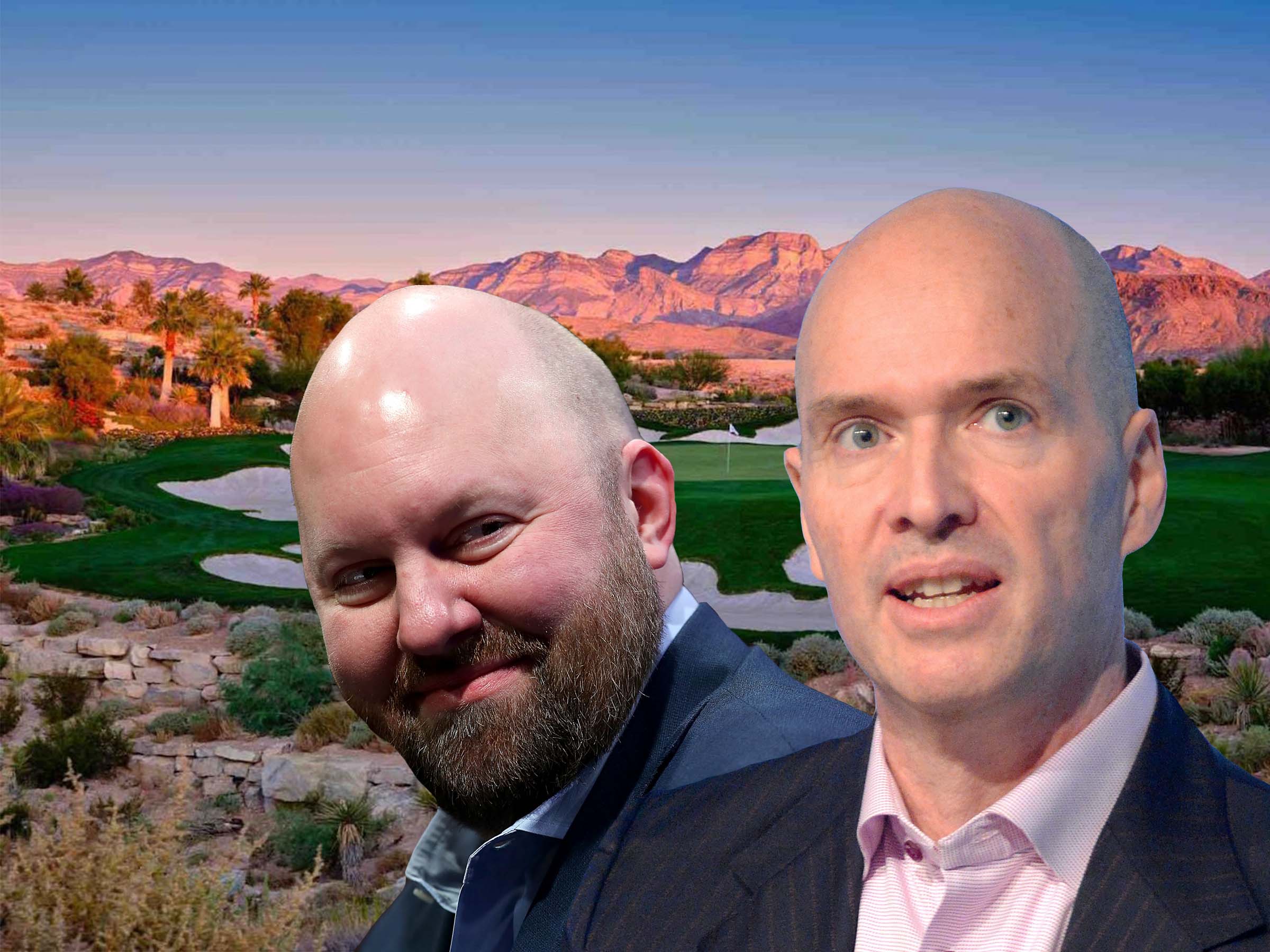 Marc Andreessen and Ben Horowitz are among the thousands of Californias leaving the state every year for Nevada's balmy weather and more reasonable cost of living.