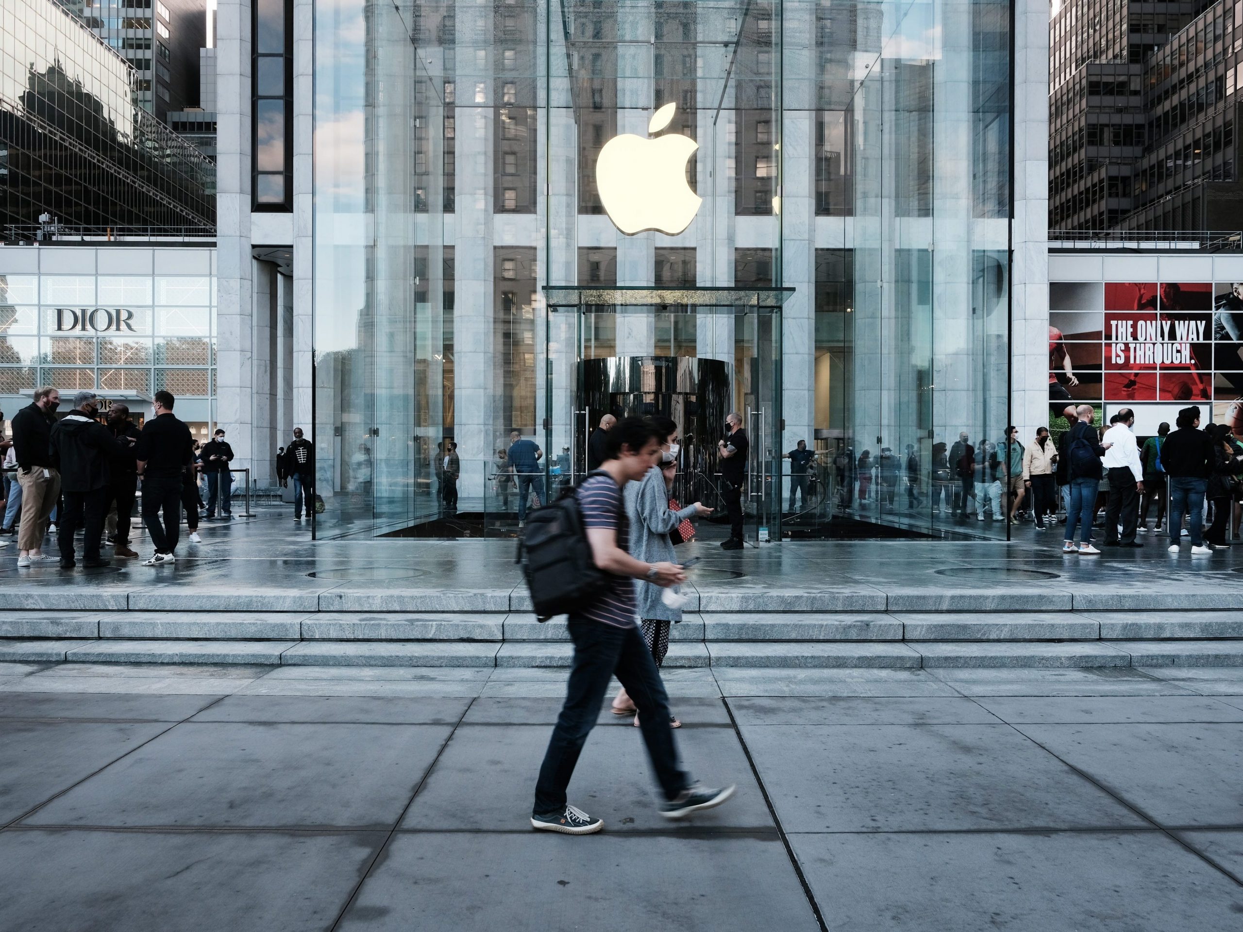 An Apple store.