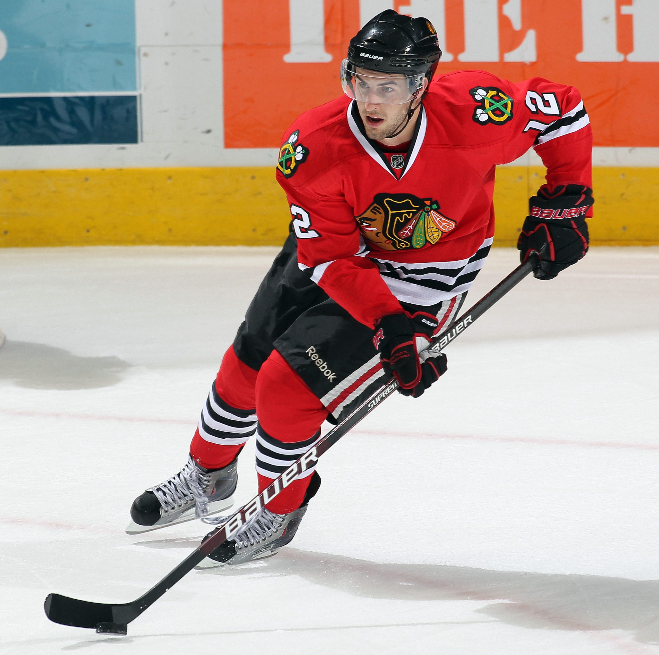 Kyle Beach with the Blackhawks in 2010.