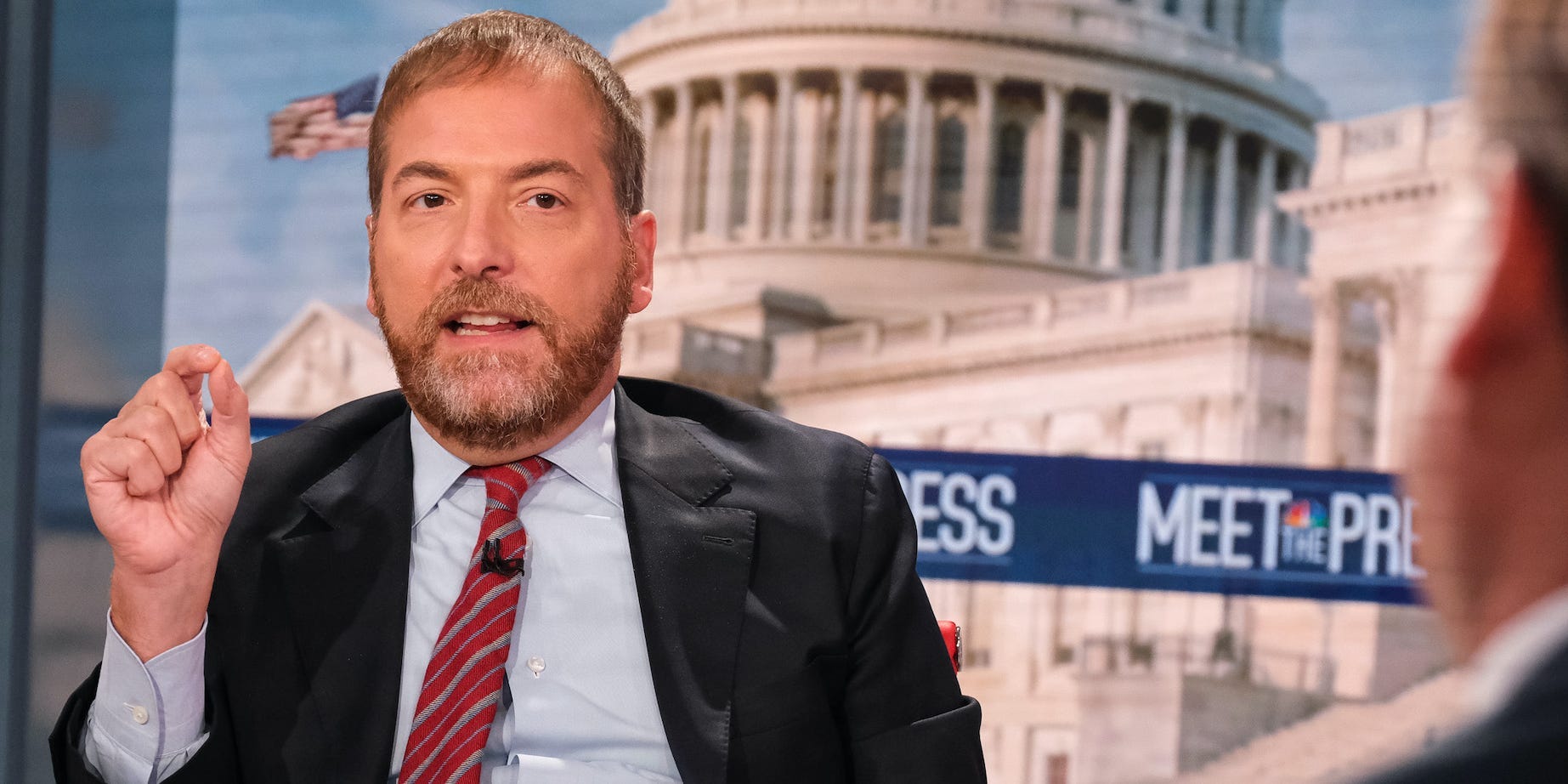 Moderator Chuck Todd appears on Meet the Press" in Washington, D.C., Sunday, August 22, 2021.