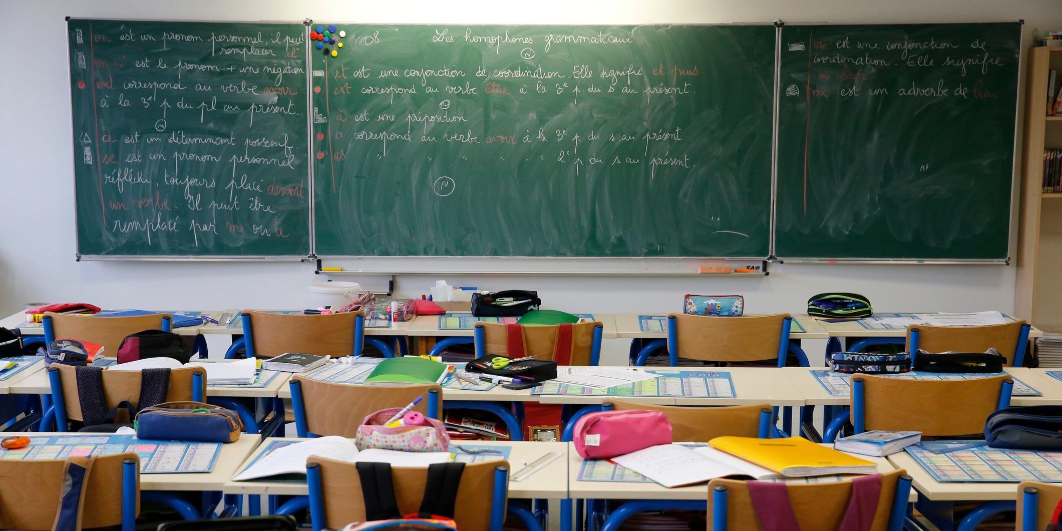 Primary school classroom