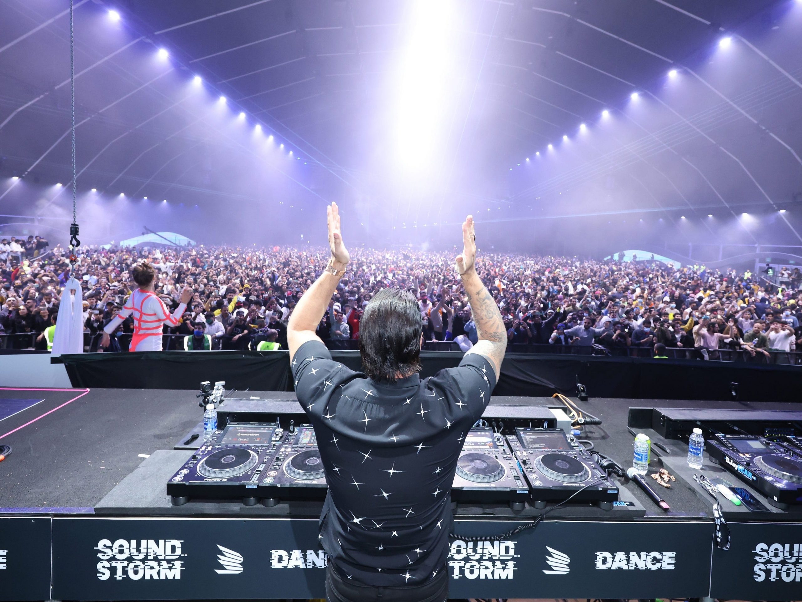 Cedric Gervais performs on stage during MDLBEAST SOUNDSTORM 2021 on December 18, 2021 in Riyadh, Saudi Arabia.