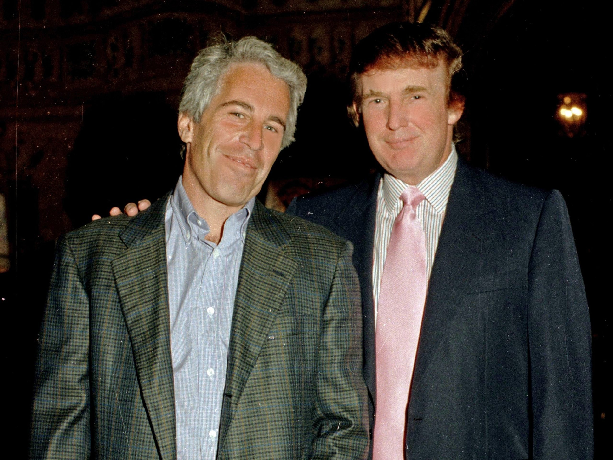 Jeffrey Epstein and Donald Trump in 1997