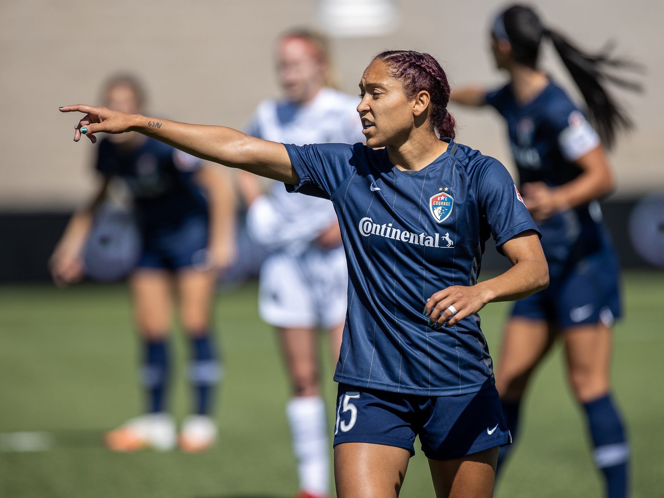 North Carolina Courage defender Jaelene Daniels.