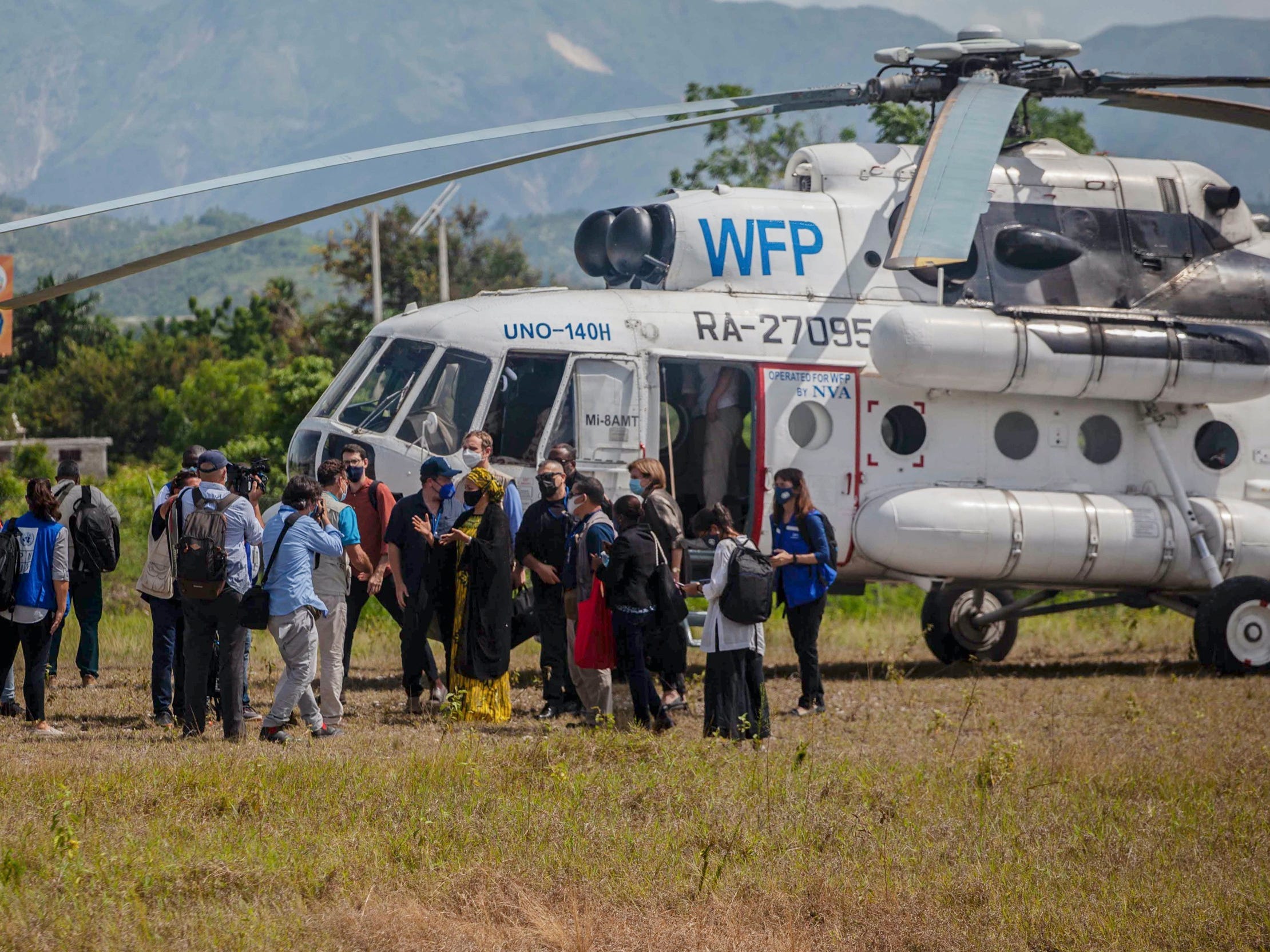 Haiti earthquake humanitarian flight