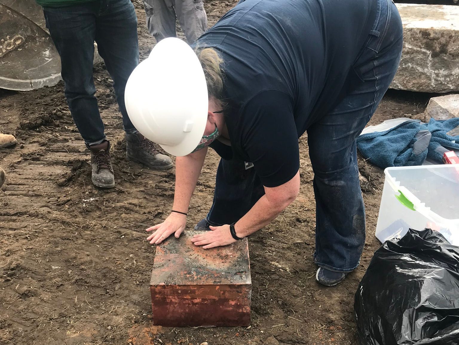 Time capsule in Richmond, Virginia.